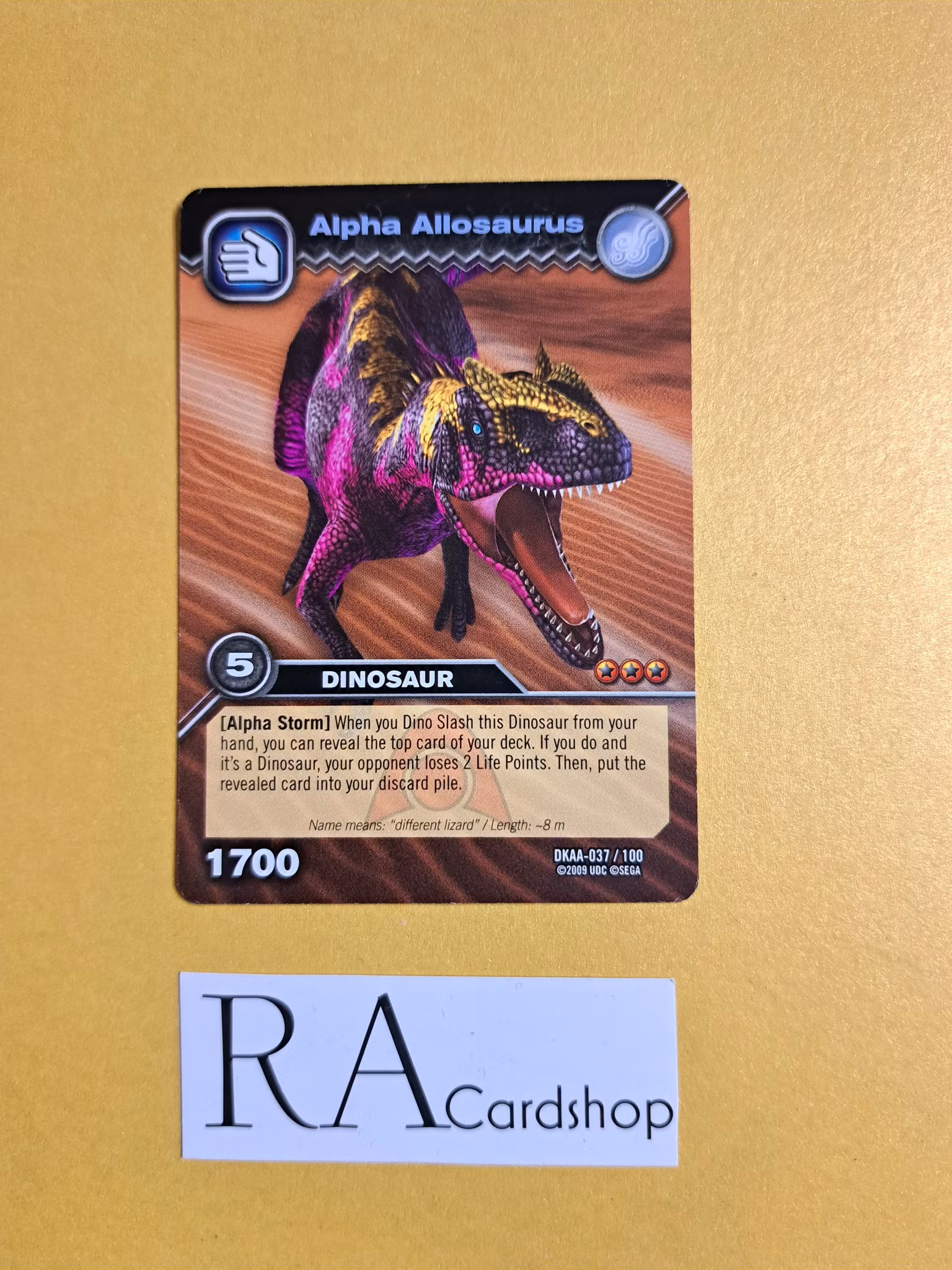 Alpha Allosaurus DKAA-037/100 Dinosaur King