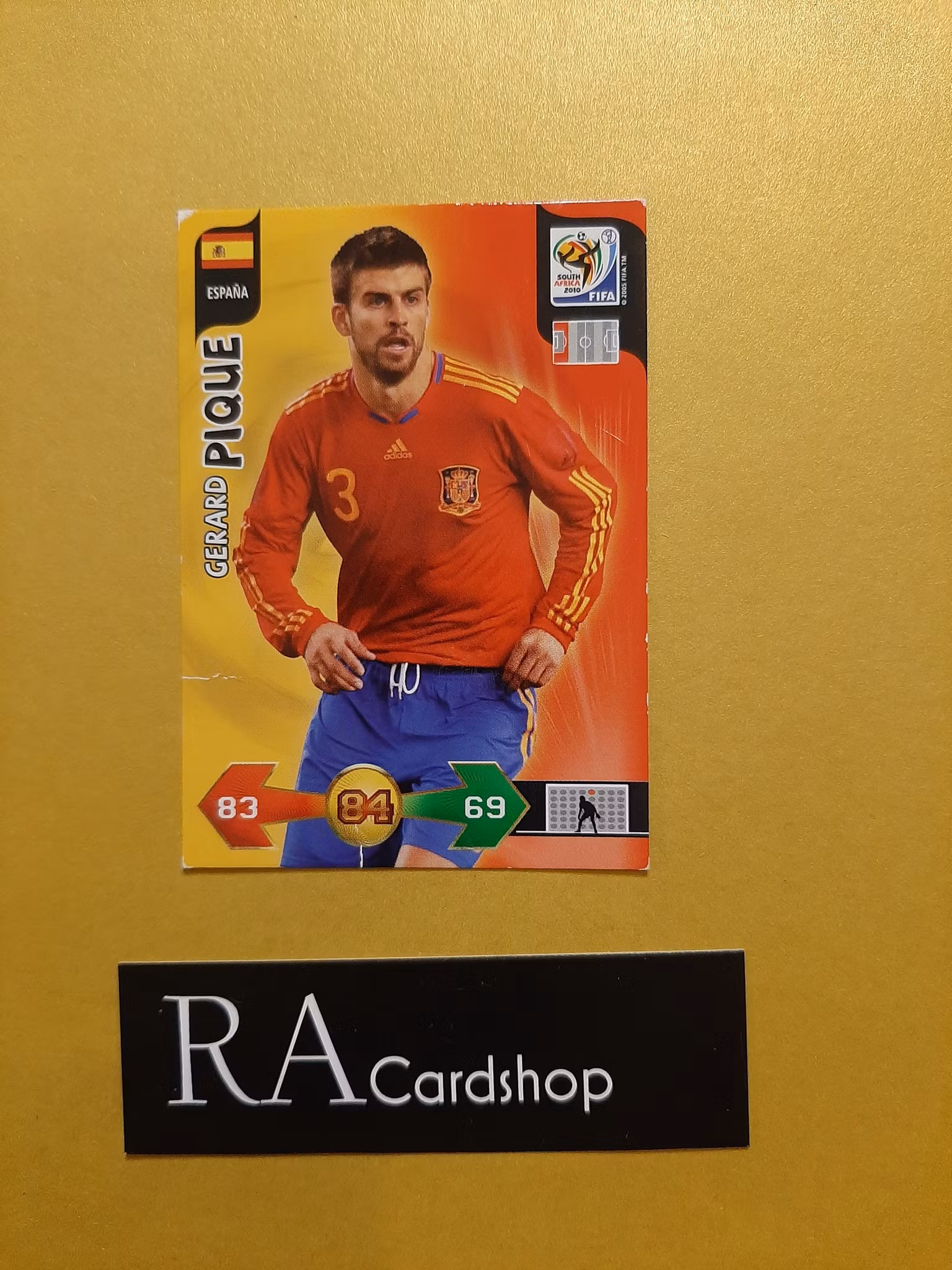 Gerard Pique 2010 FIFA World Cup South Africa Adrenalyn XL