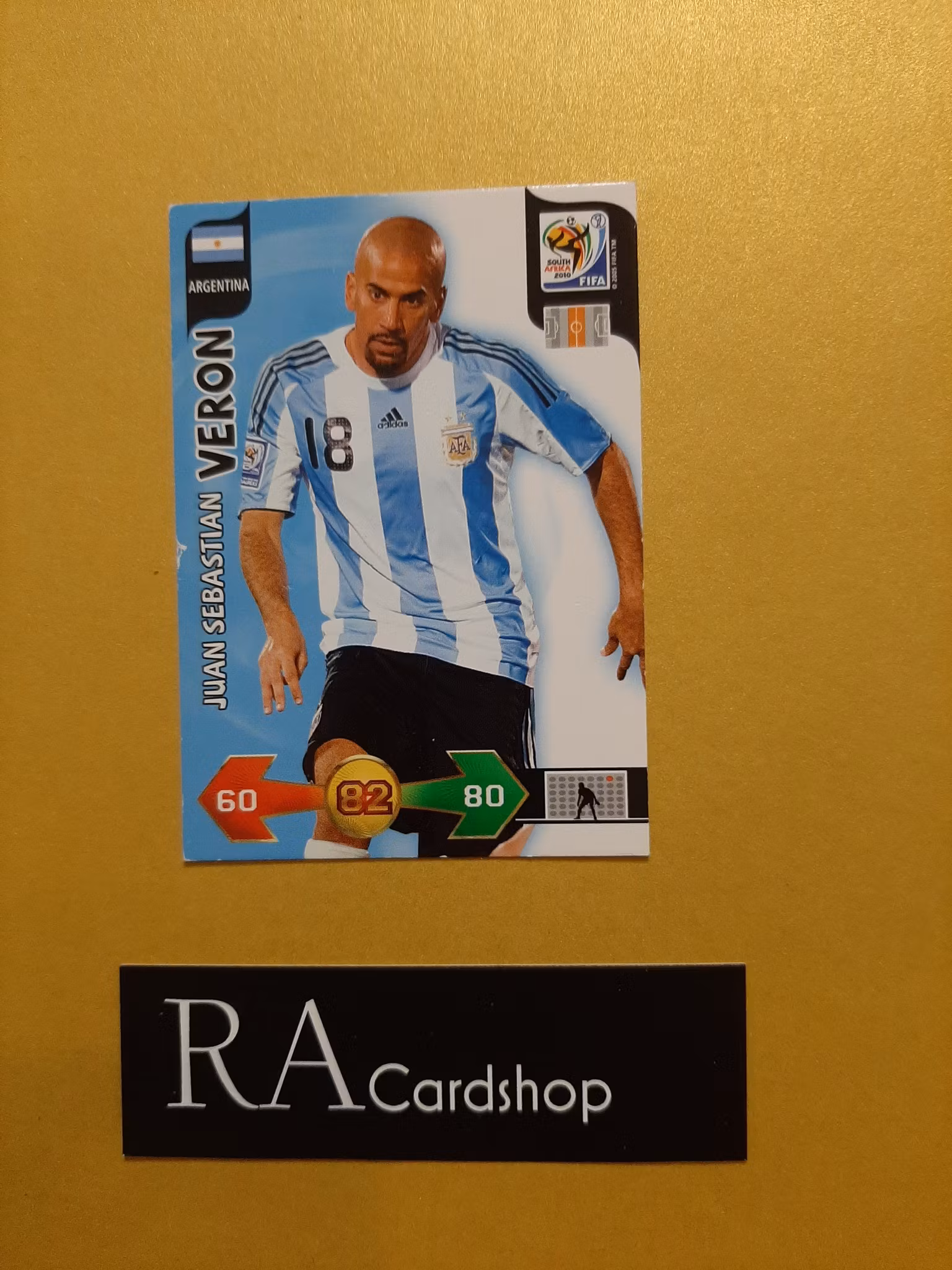 Juan Sebastian Veron 2010 FIFA World Cup South Africa Adrenalyn XL