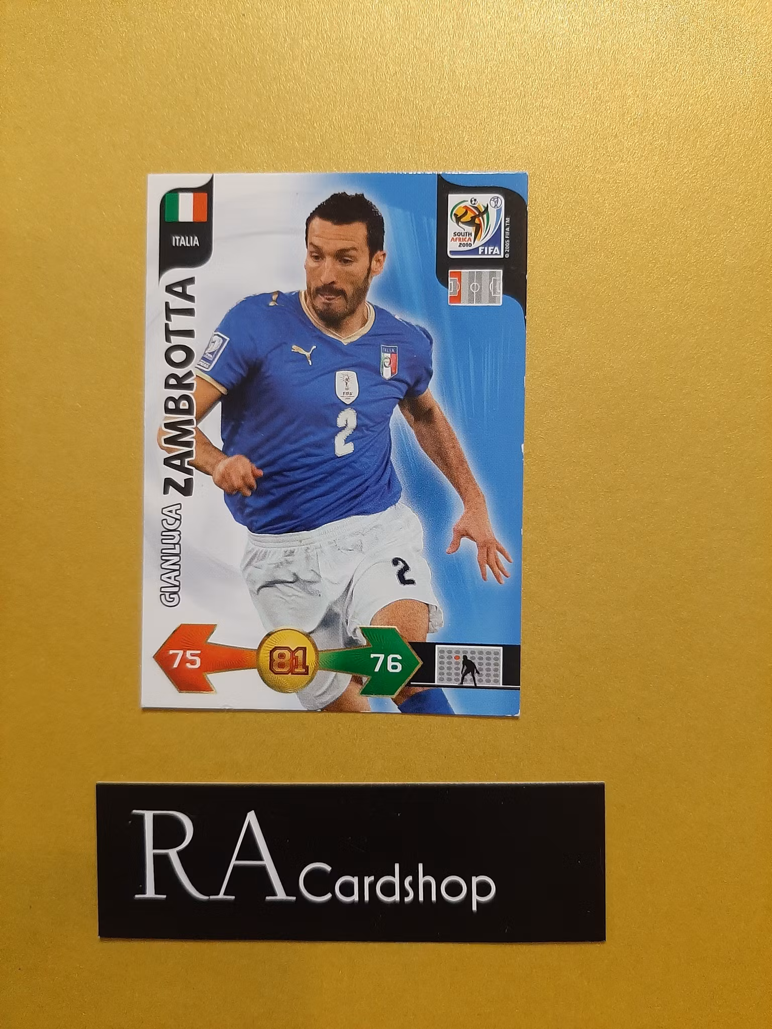 Gianluca Zambrotta 2010 FIFA World Cup South Africa Adrenalyn XL