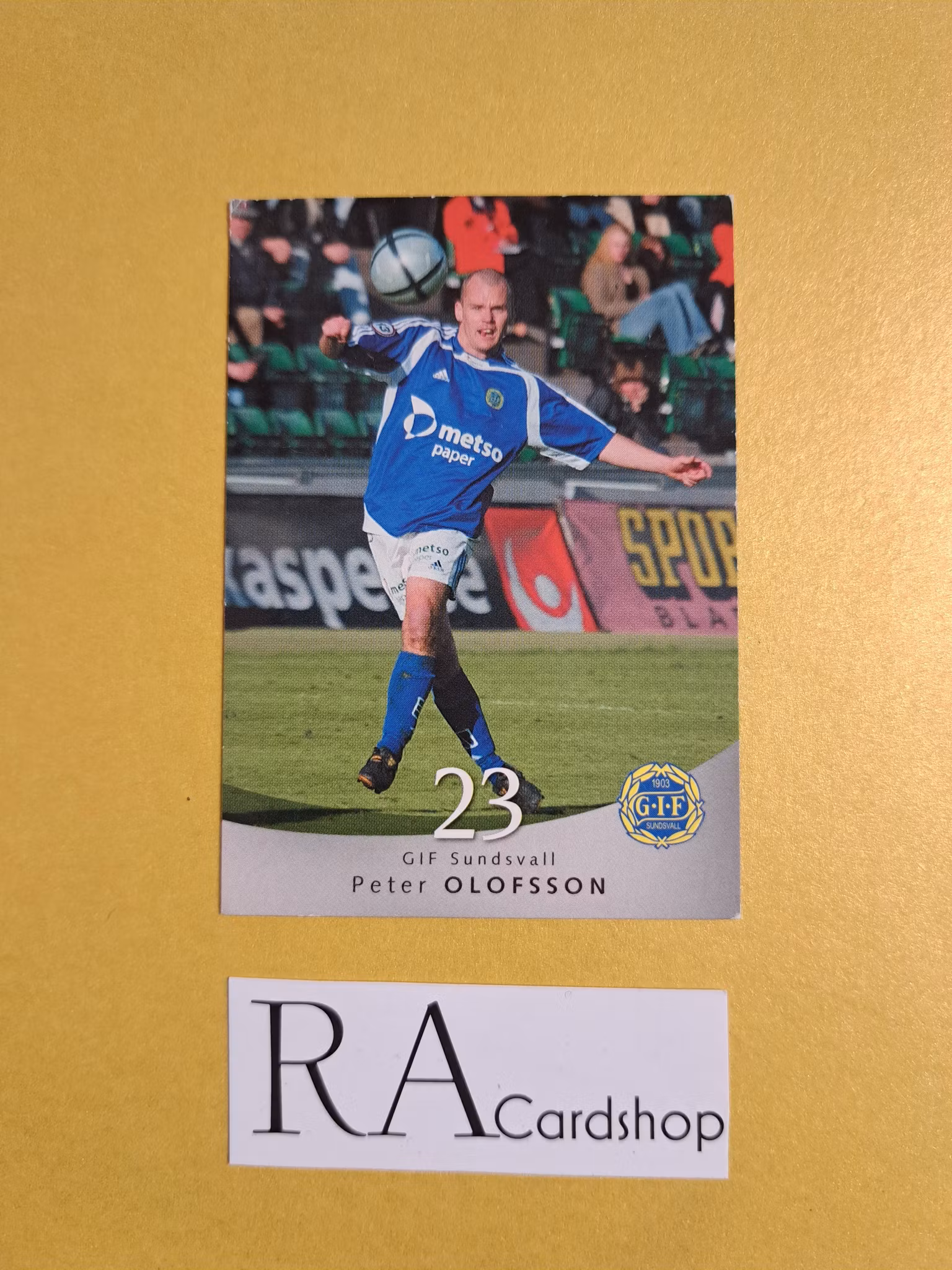 Peter Olofsson #143 2004 Fotbollsallsvenskan The Card Cabinet