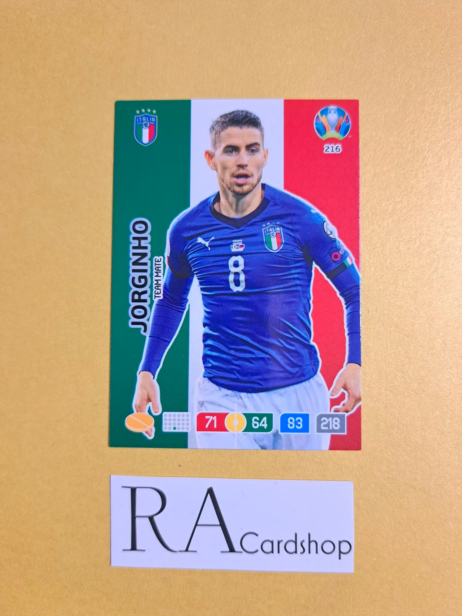 Jorginho #216 2020 Adrenalyn XL Road to UEFA EURO