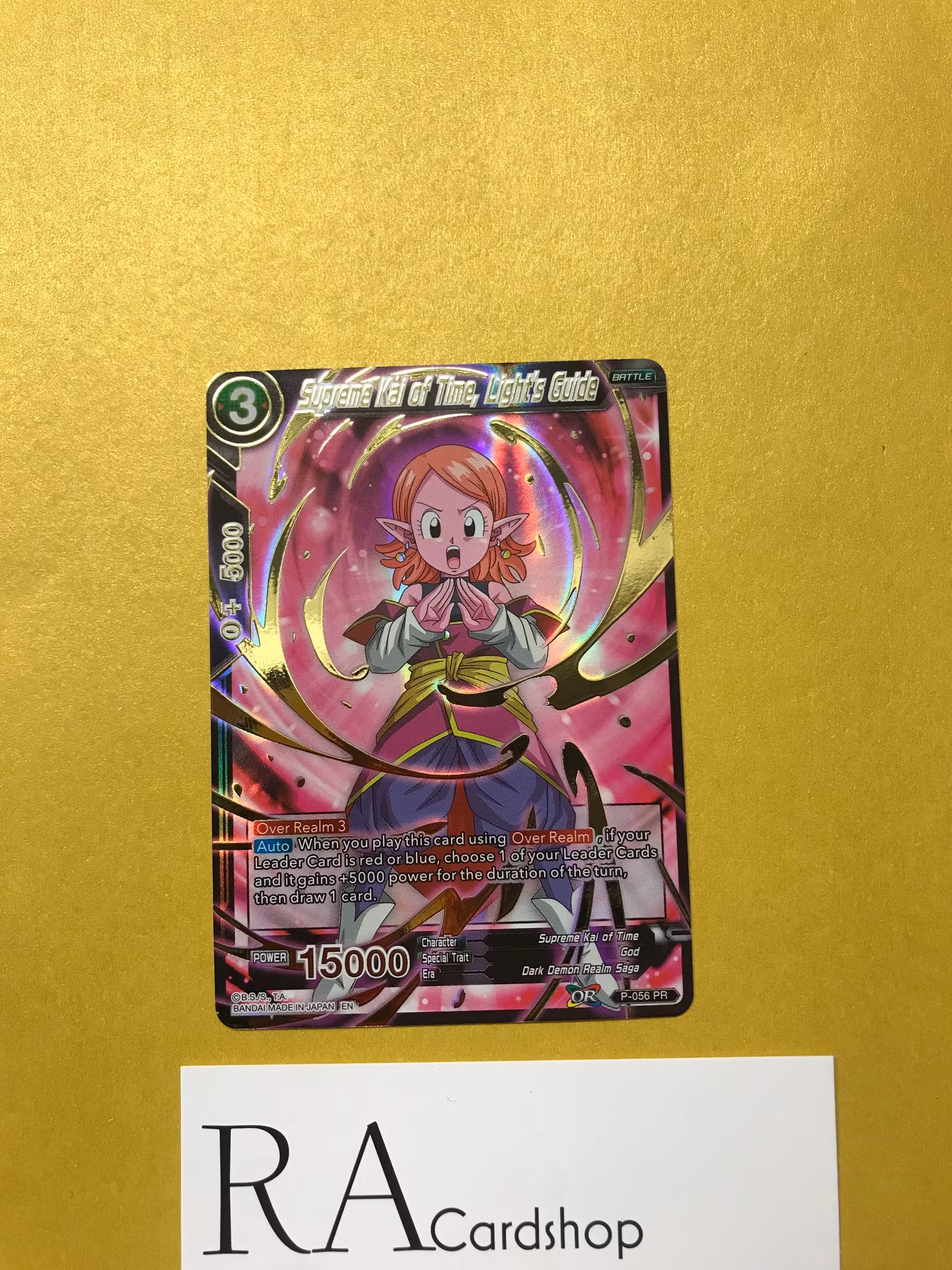 Supreme Kai of Time, Lights Guide P-056 PR Holo Dragon Ball Mythic Booster