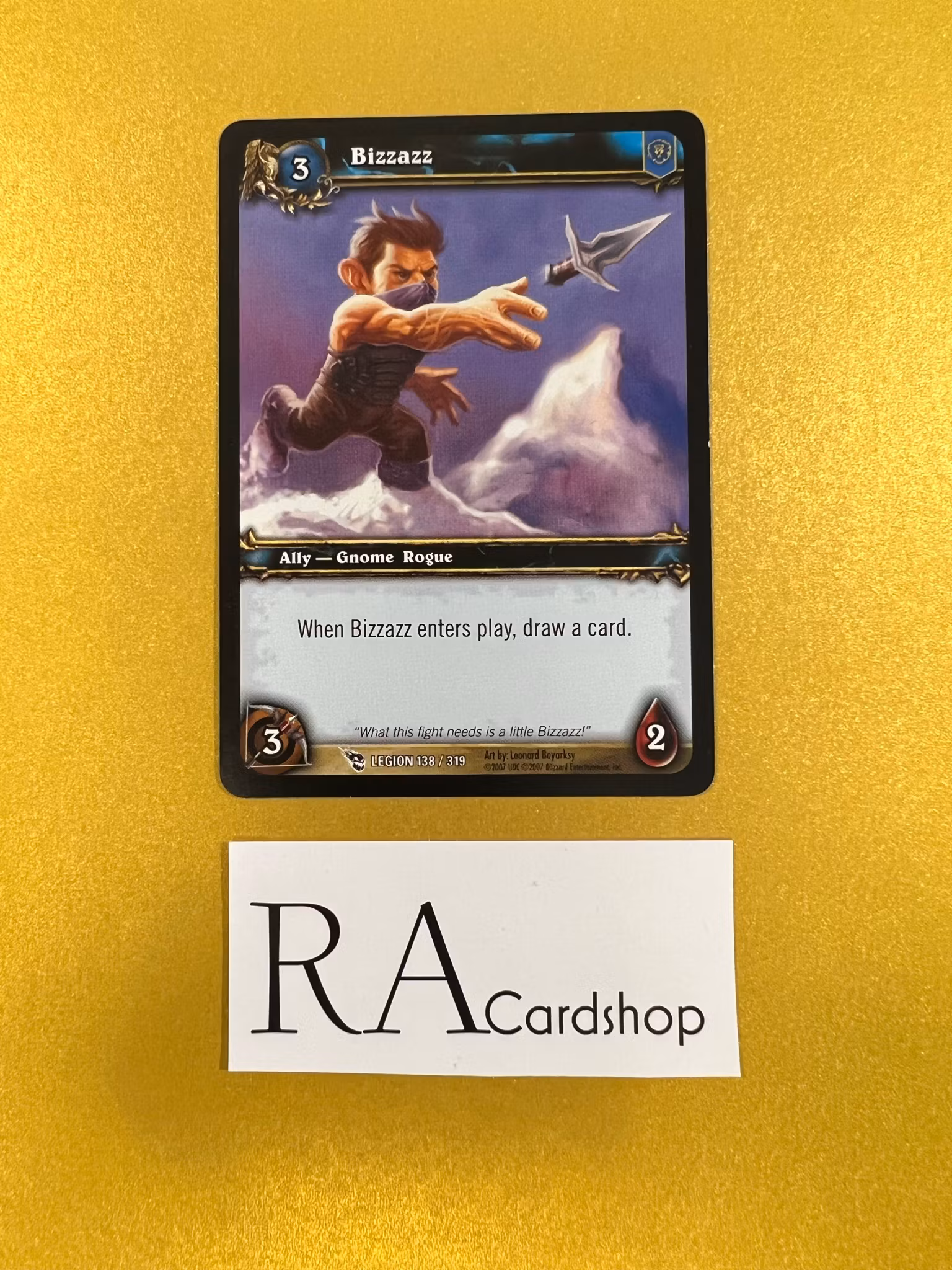 Bizzazz 138/319 March of the Legion World of Warcraft TCG