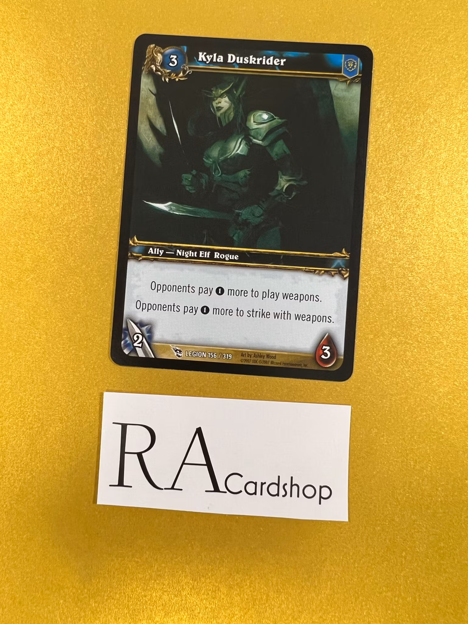 Kyla Duskrider 156/319 March of the Legion World of Warcraft TCG