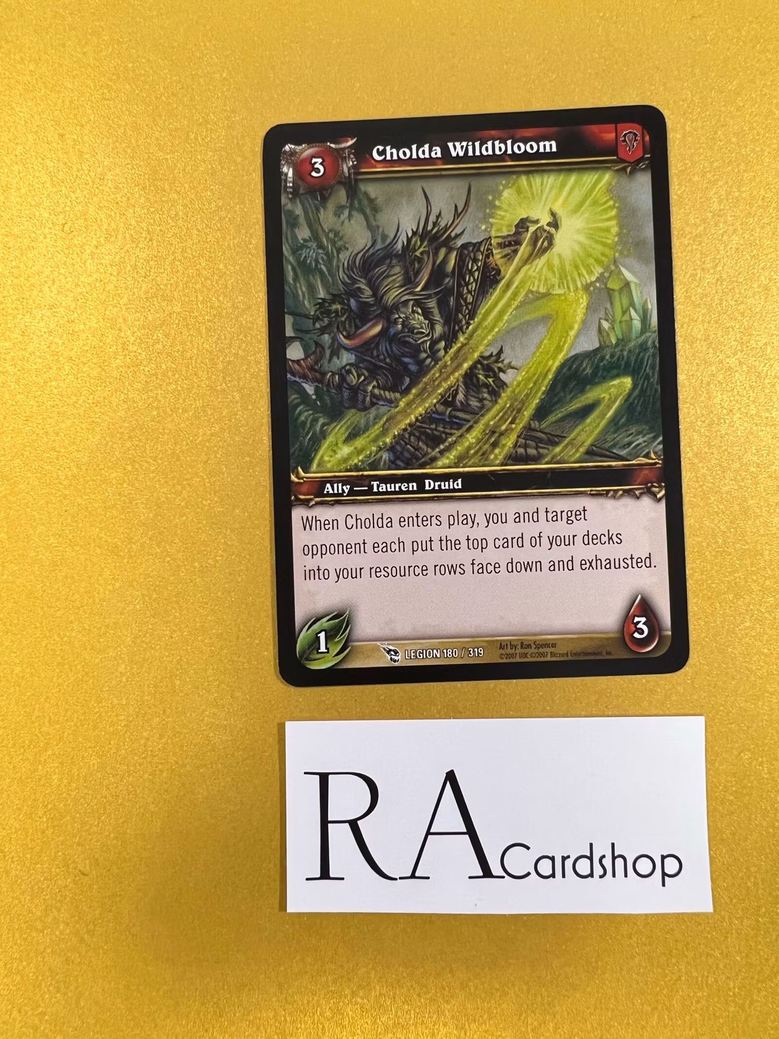 Cholda Wildbloom 180/319 March of the Legion World of Warcraft TCG