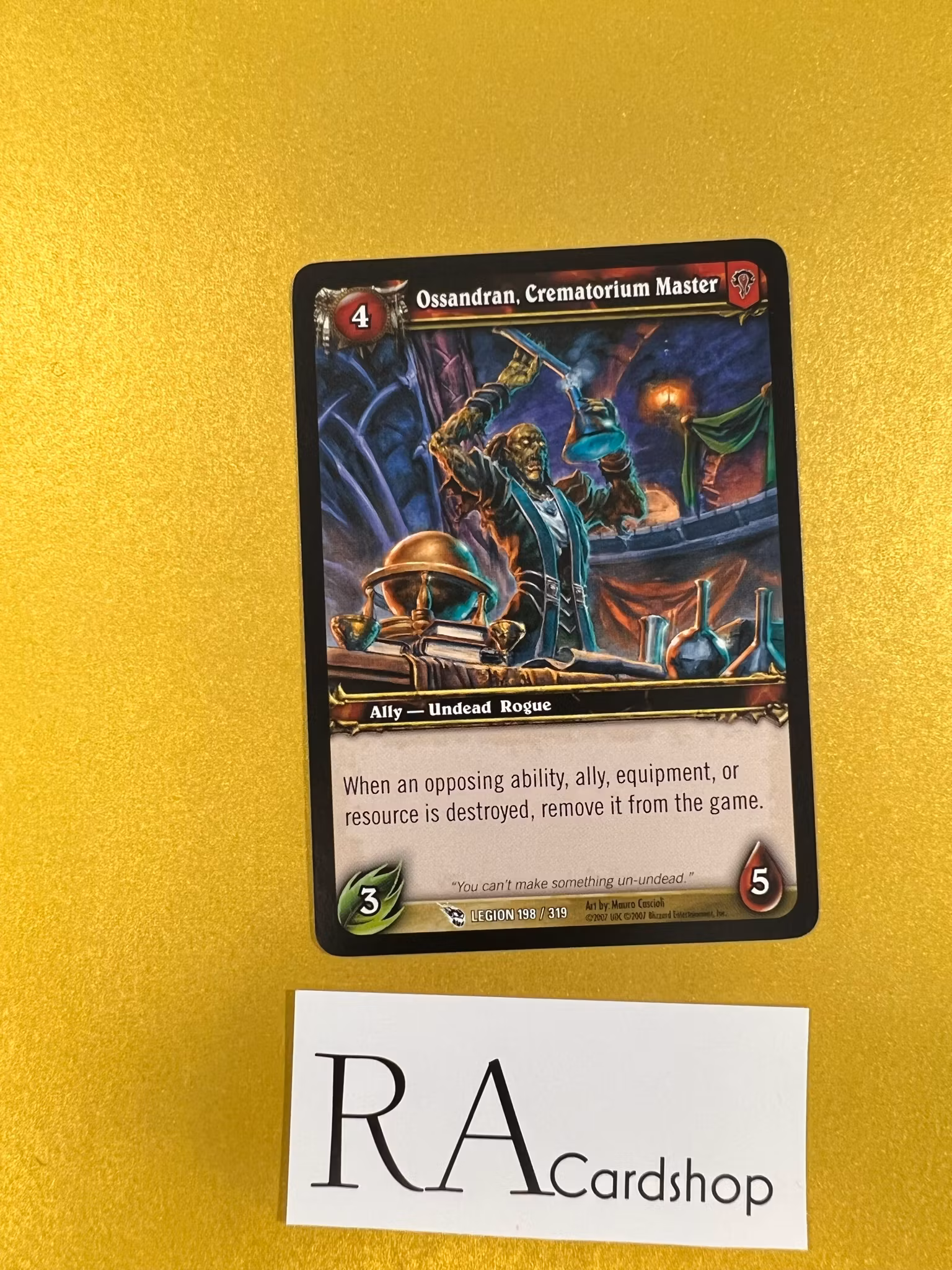 Ossandran,Crematorium Master 198/319 March of the Legion