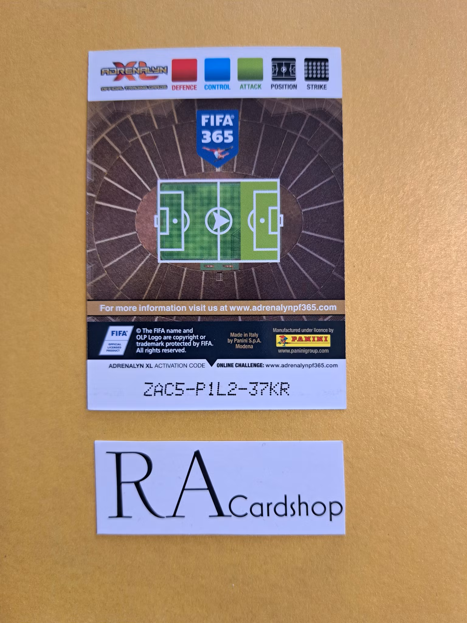 Pierre - Emerick Aubameyang #375 Adrenalyn XL FIFA 365