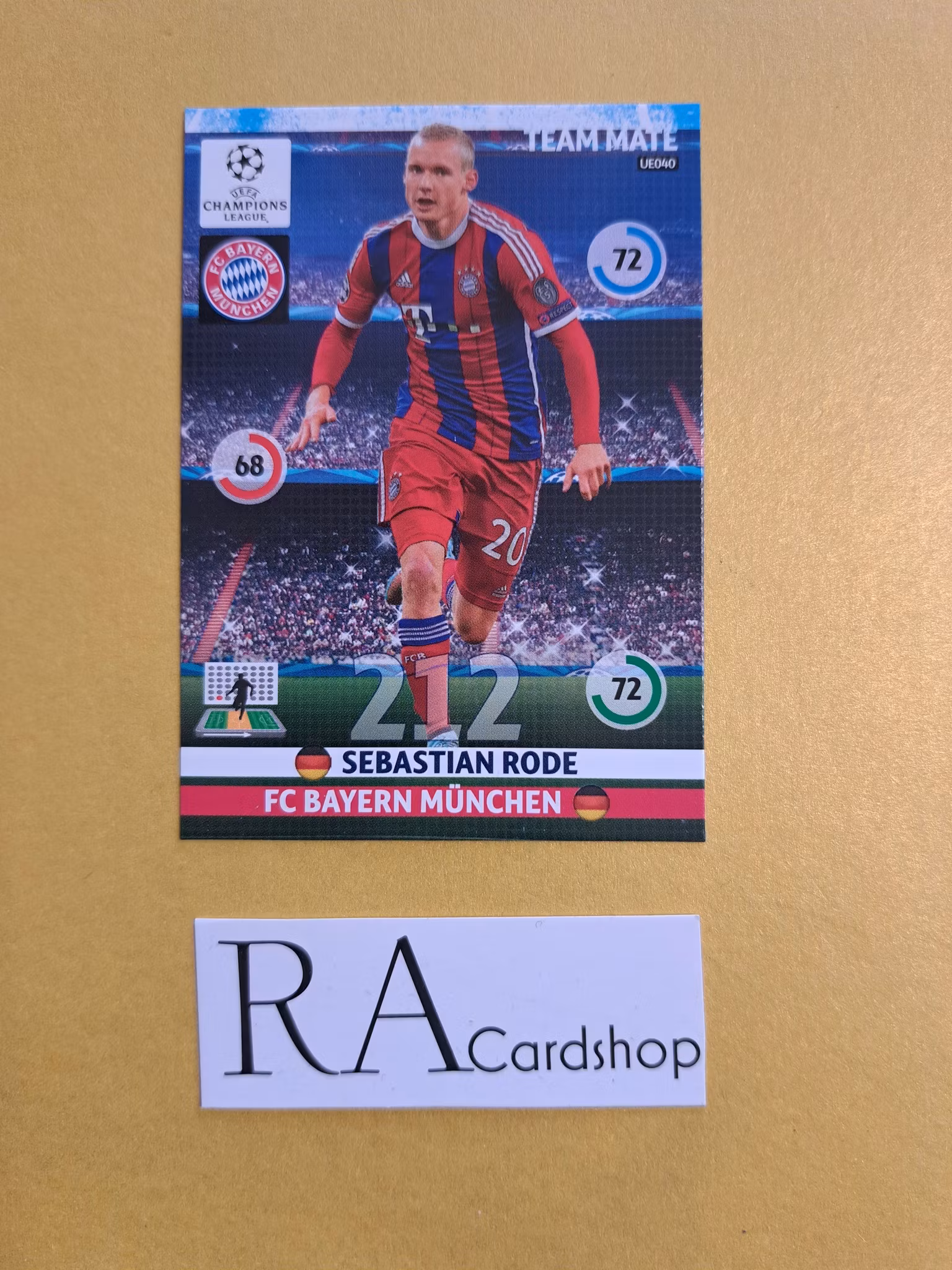 Team Mate Sebastian Rode 2014-15 Adrenalyn XL Champions League