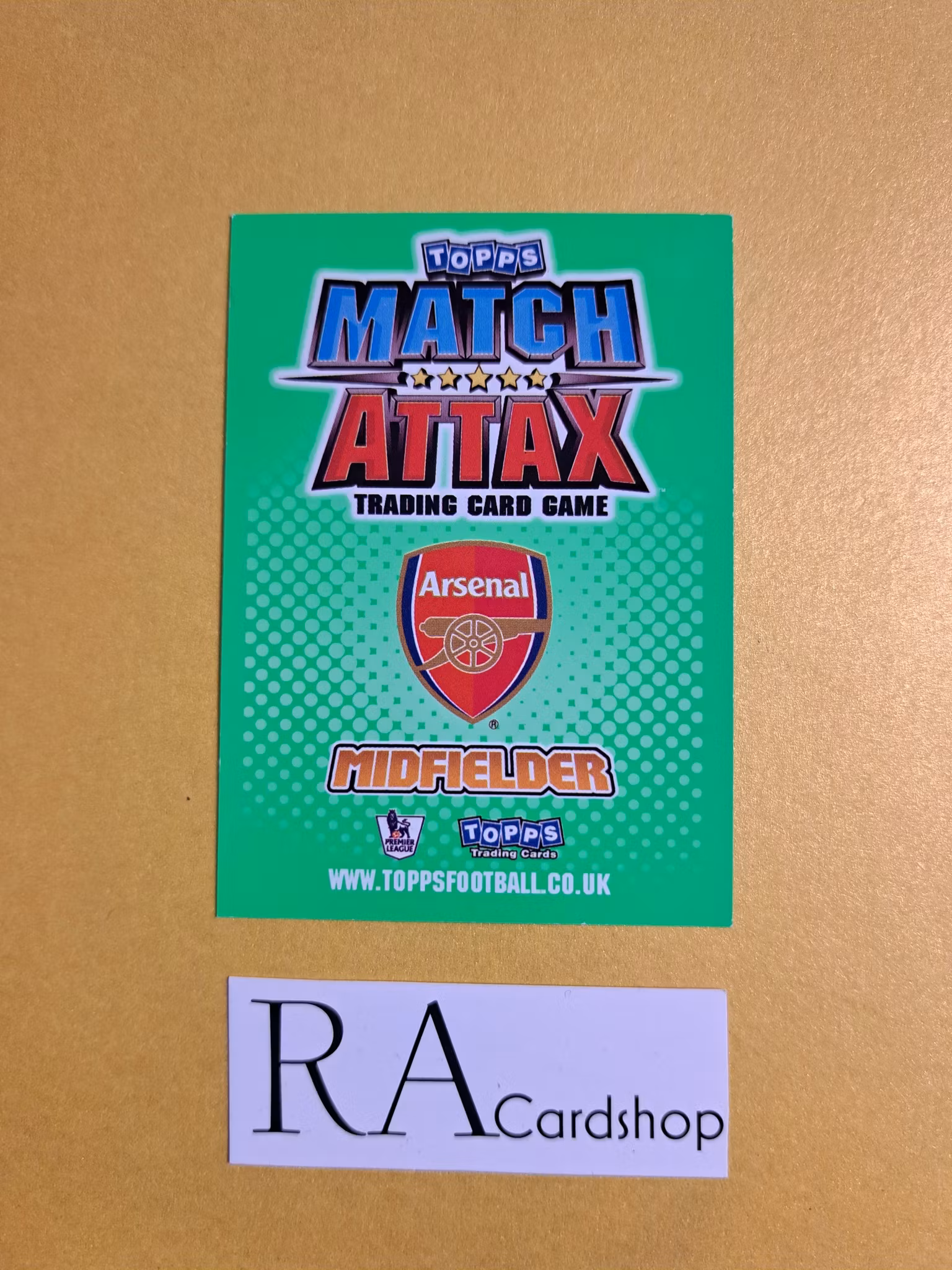 Theo Walcott Holo Showboat #361 2010-11 Match Attax