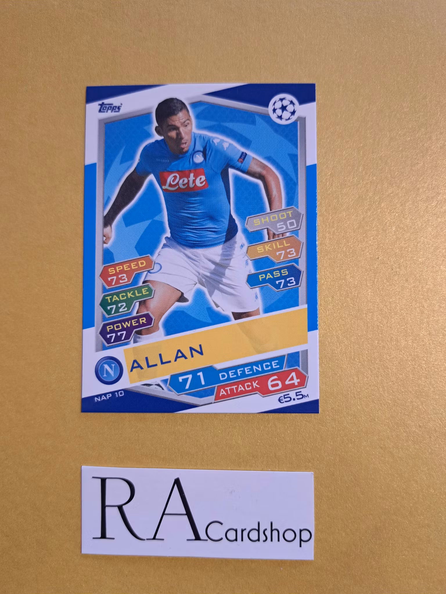 Allan NAP 10 Match Attax UEFA Champions Leauge