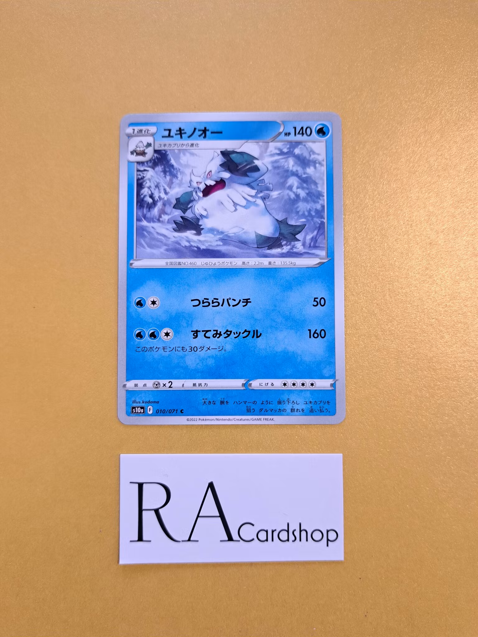 Abomasnow Common 010/071 Dark Phantasma s10a Pokémon