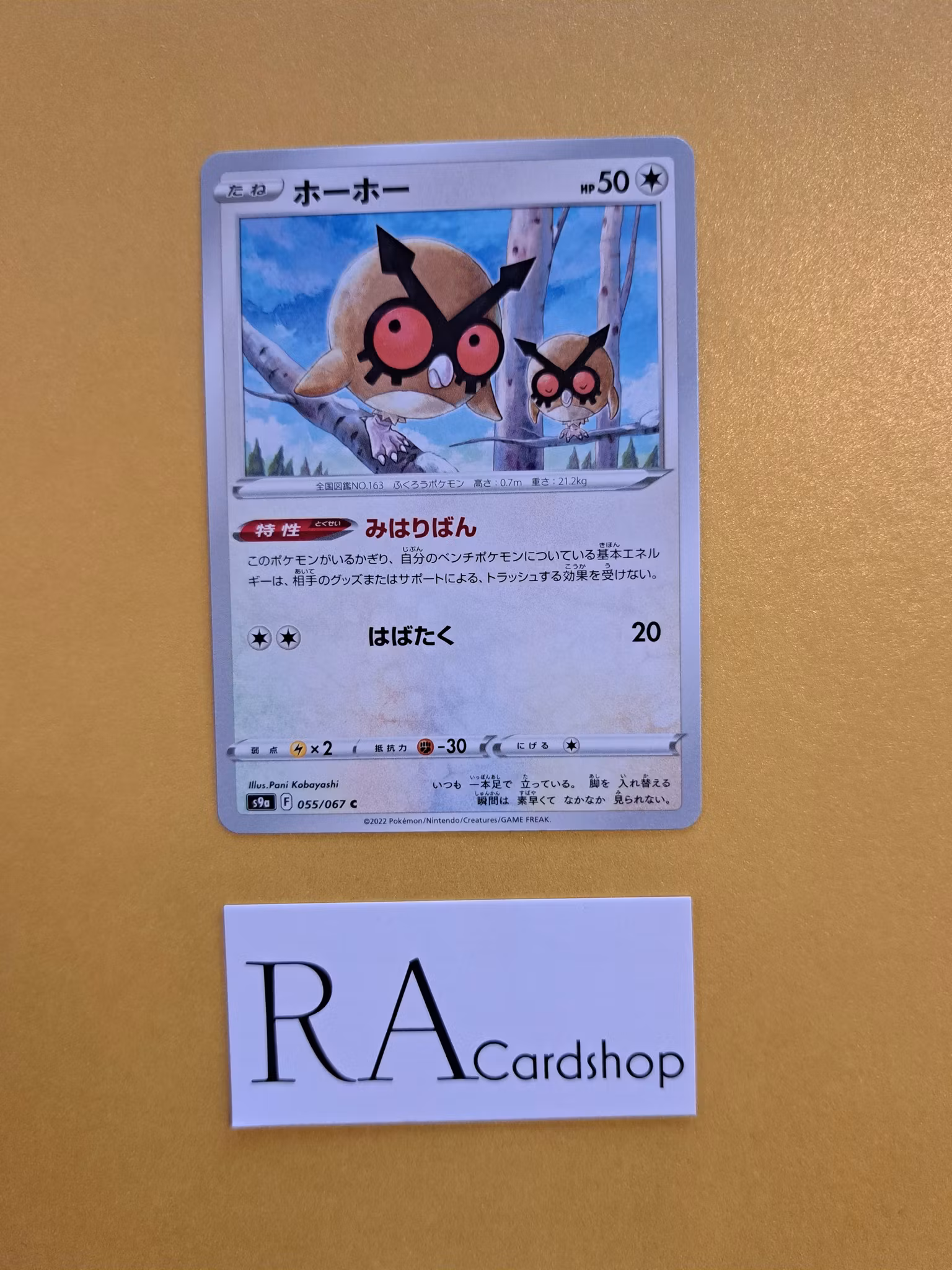 Hoothoot Common 055/067 Battle Legion s9a Pokémon