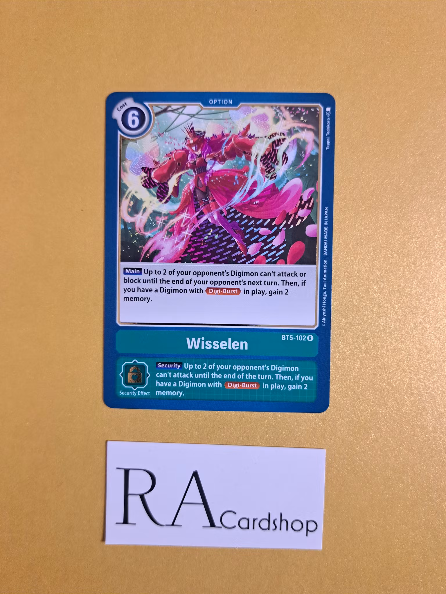 Wisselen BT5-102 Rare Battle of Omni Digimon