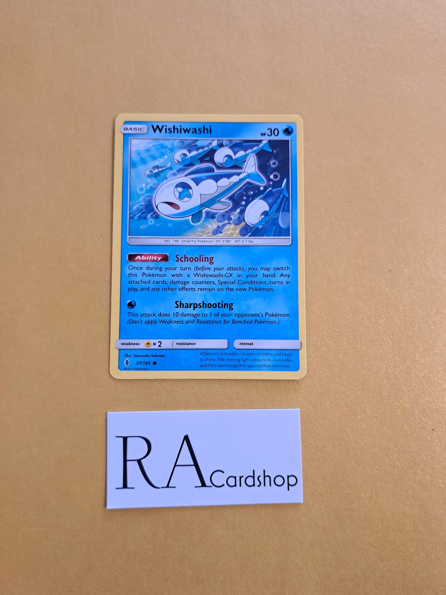 Wishiwashi Common 37/145 Guardians Rising Pokemon