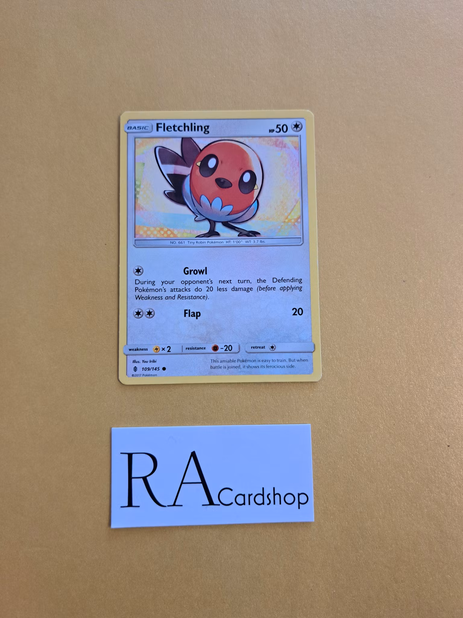 Fletchling Common 109/145 Guardians Rising Pokemon