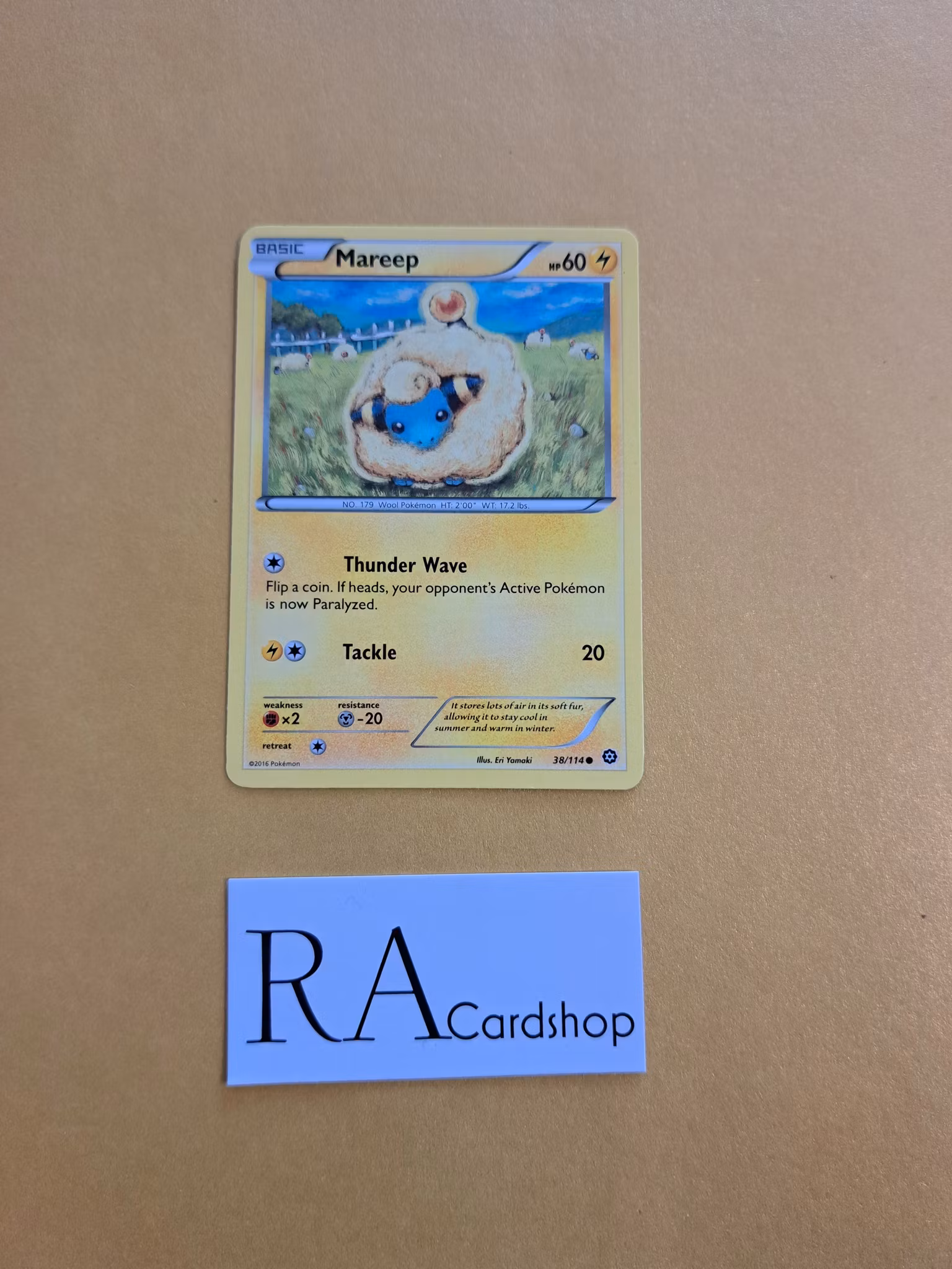 Mareep Common 38/114 Steam Siege Pokemon