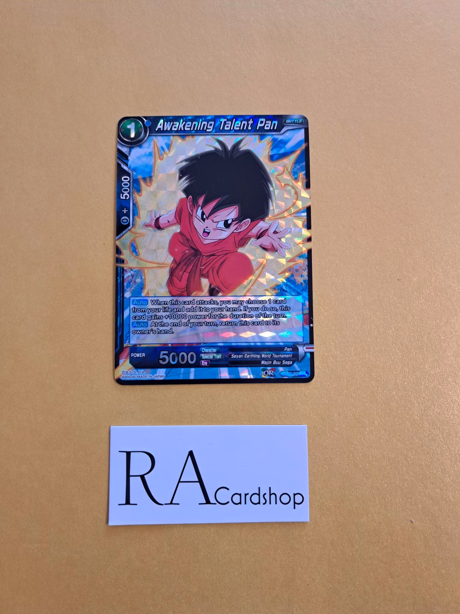 Awakening Talent Pan TB2-024 Holo Rare Miraculous Revival Dragon Ball Super