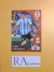 Angel Di Maria (1) Fans Favourite #361 Adrenalyn XL FIFA World Cup Russia