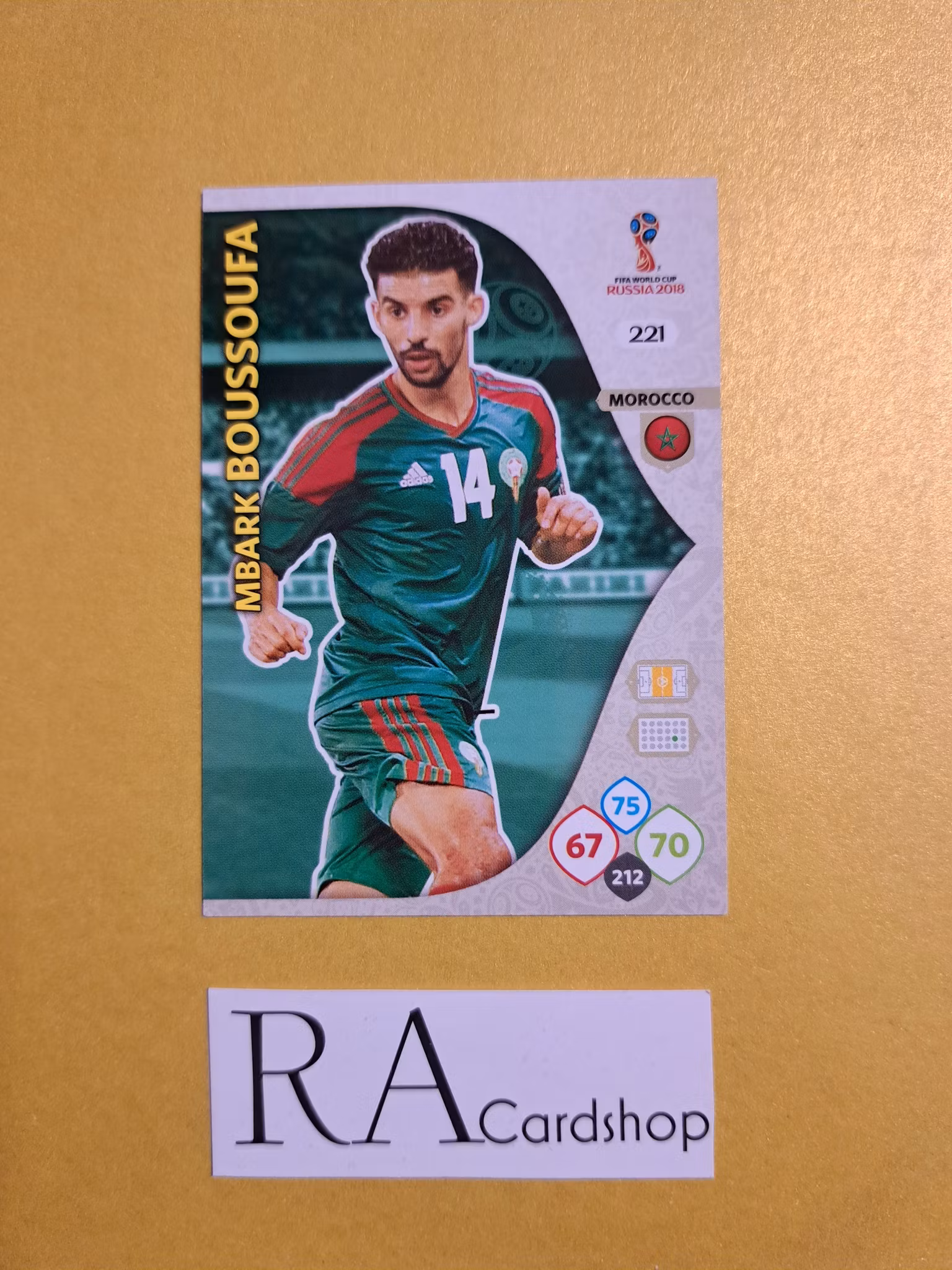 Mbark Boussoufa #221 Adrenalyn XL FIFA World Cup Russia