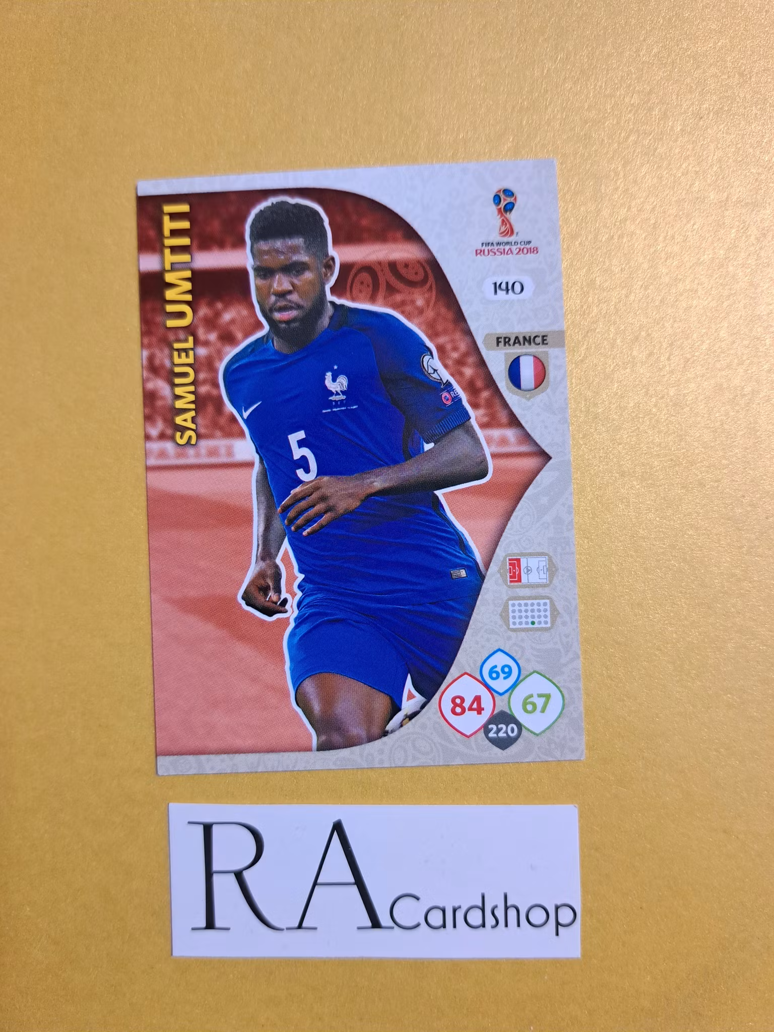 Samuel Umtiti #140 Adrenalyn XL FIFA World Cup Russia