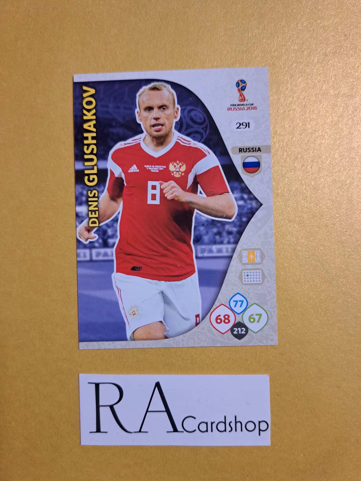 Denis Glushakov #291 Adrenalyn XL FIFA World Cup Russia
