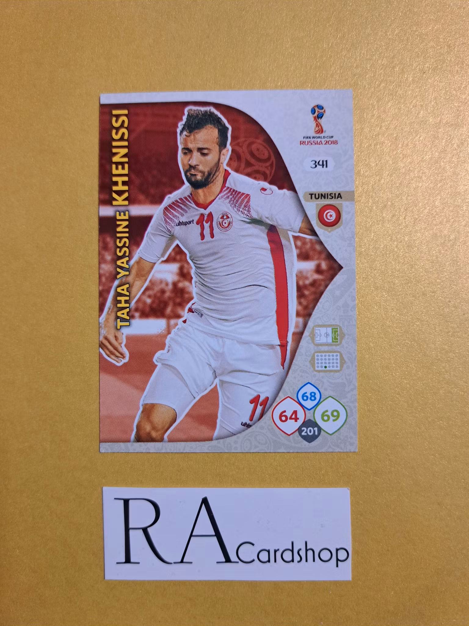 Taha Yassine Khenissi #341 Adrenalyn XL FIFA World Cup Russia