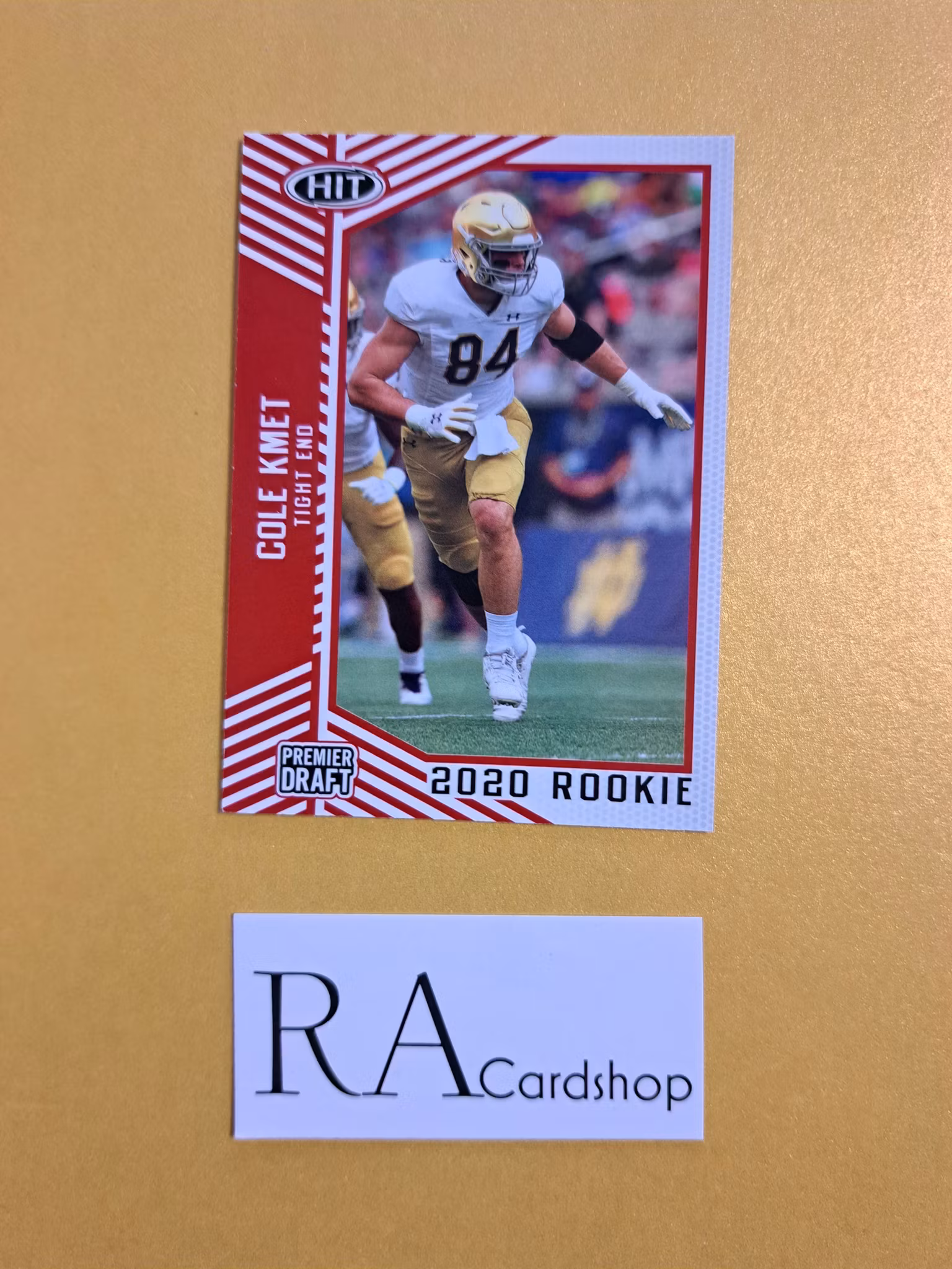 Cole Kmet #58 2020 Rookie Sage Hit Premier Draft