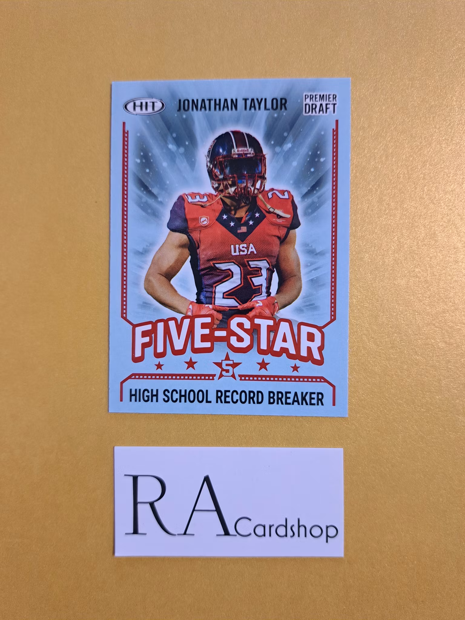 Jonathan Taylor #38 2020 Five Star Sage Hit Premier Draft