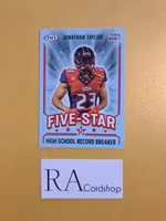 Jonathan Taylor #38 2020 Five Star Sage Hit Premier Draft