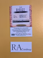 Marcus Murphy Rookie Autograph Card #A196 2021 Sage Hit Premier Draft