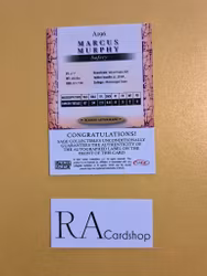 Marcus Murphy Rookie Autograph Card #A196 2021 Sage Hit Premier Draft
