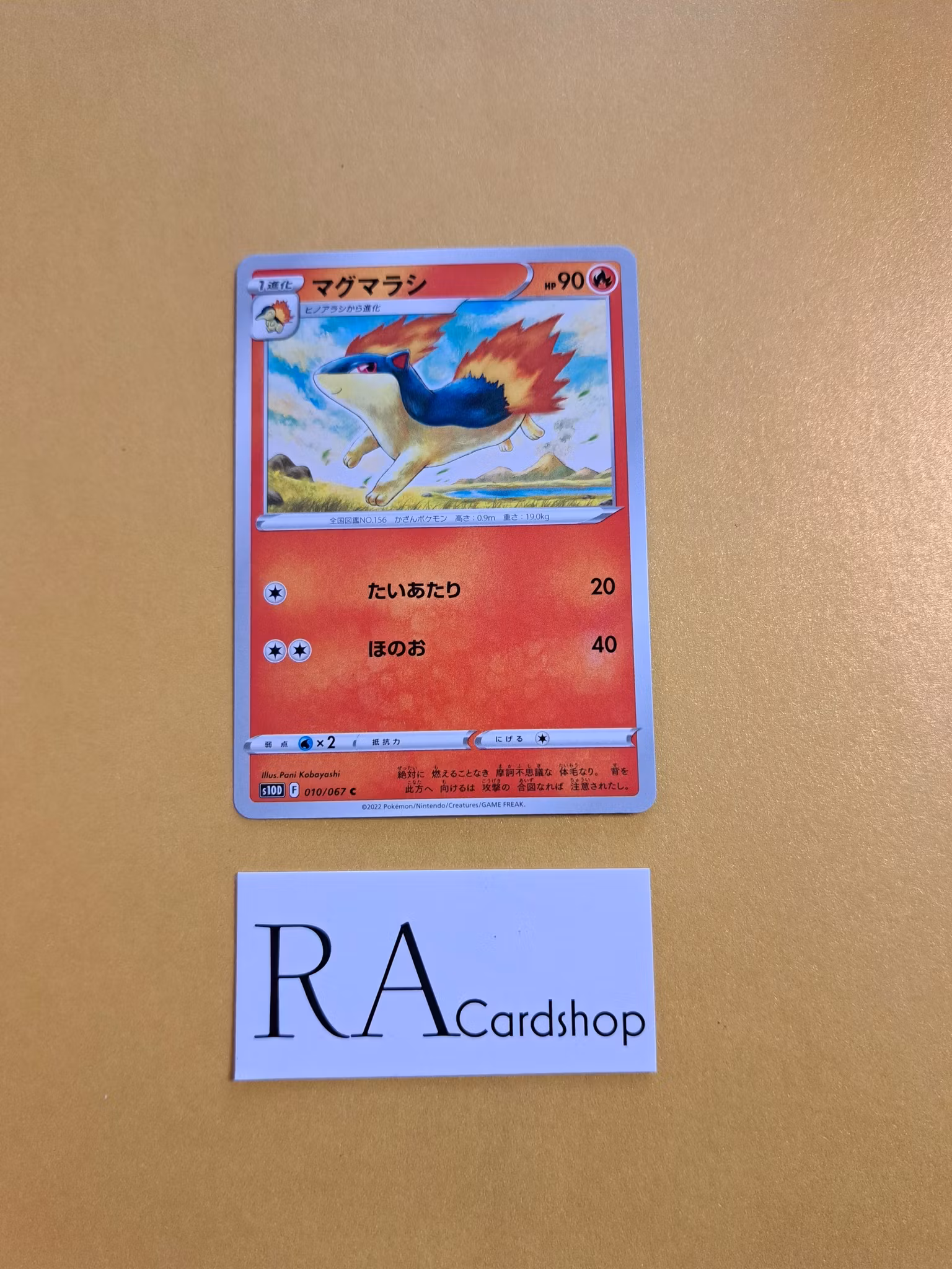 Quilava Common 010/067  Time Gazer s10D Pokemon