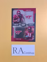 Vince Hall Xavier Adibi Campus Combo #240 2008 NFL Draft Edition Upper Deck