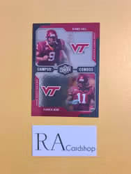 Vince Hall Xavier Adibi Campus Combo #240 2008 NFL Draft Edition Upper Deck