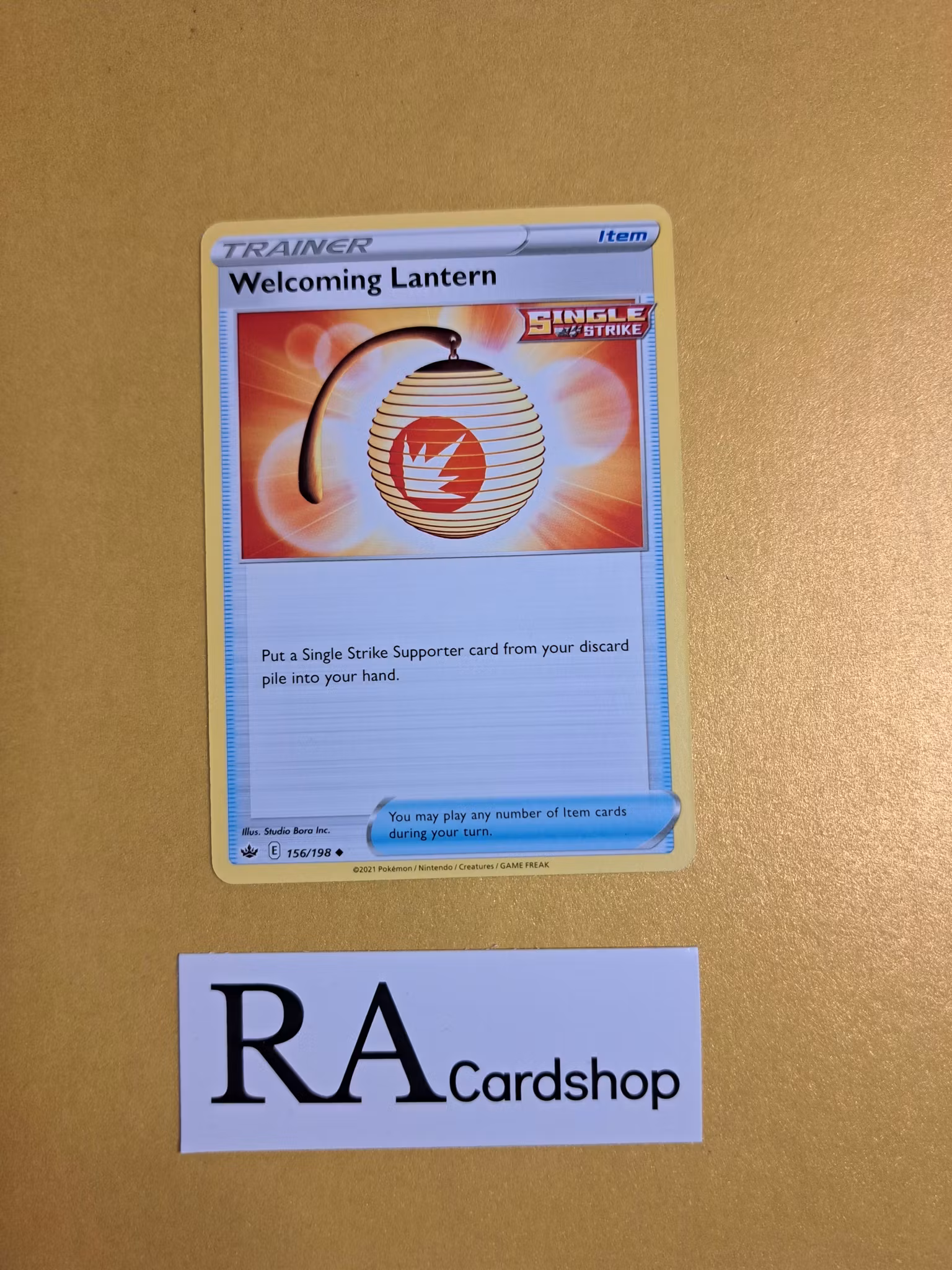 Welcoming Lantern Uncommon 156/198 Chilling Reign Pokemon