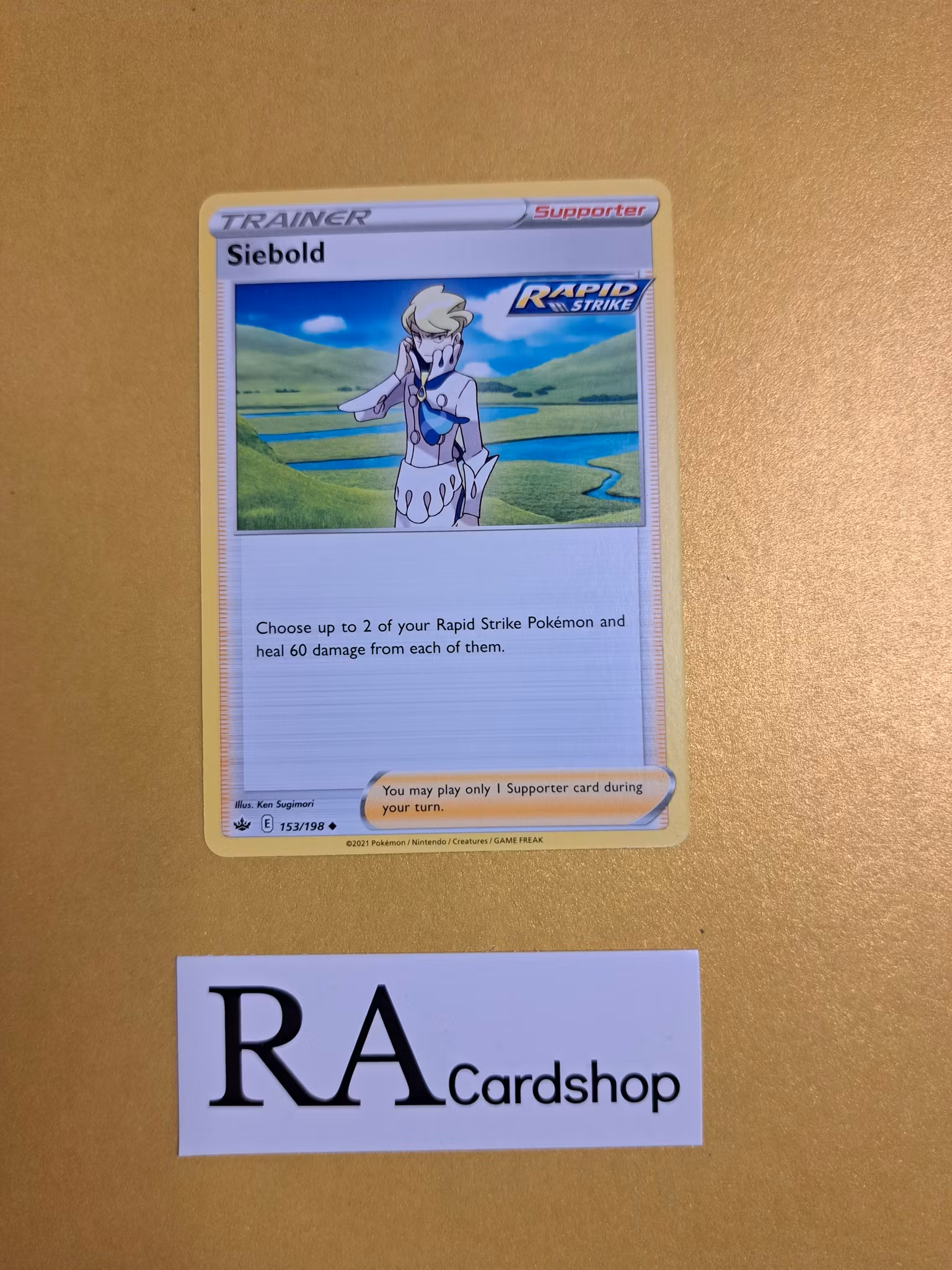 Siebold Uncommon 153/198 Chilling Reign Pokemon