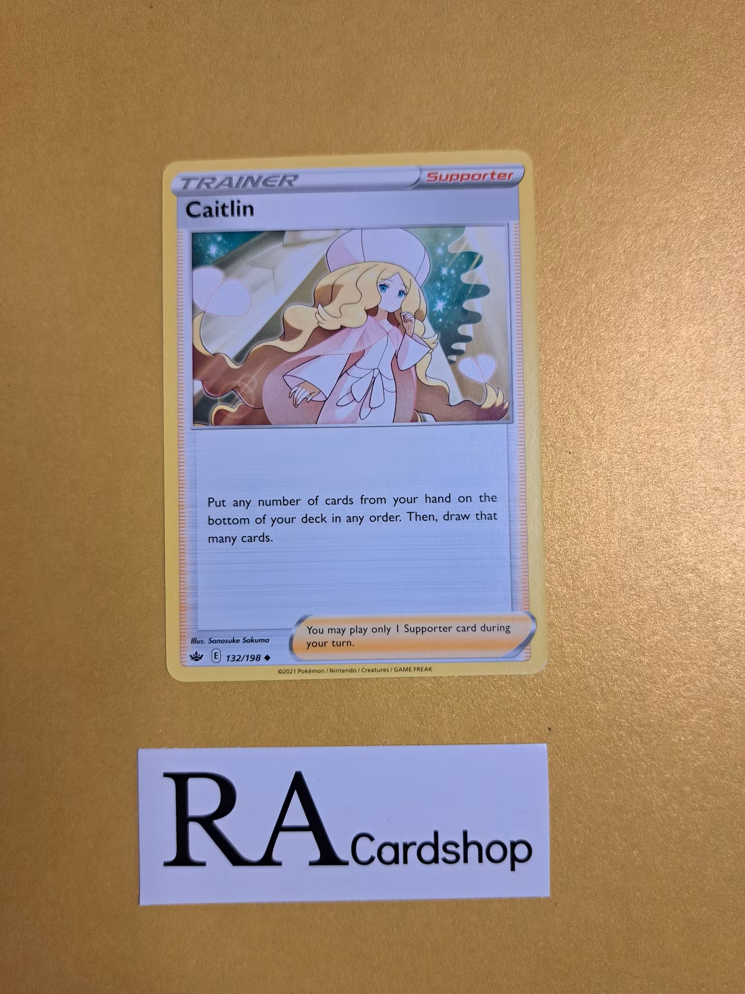Caitlin Uncommon 132/198 Chilling Reign Pokemon