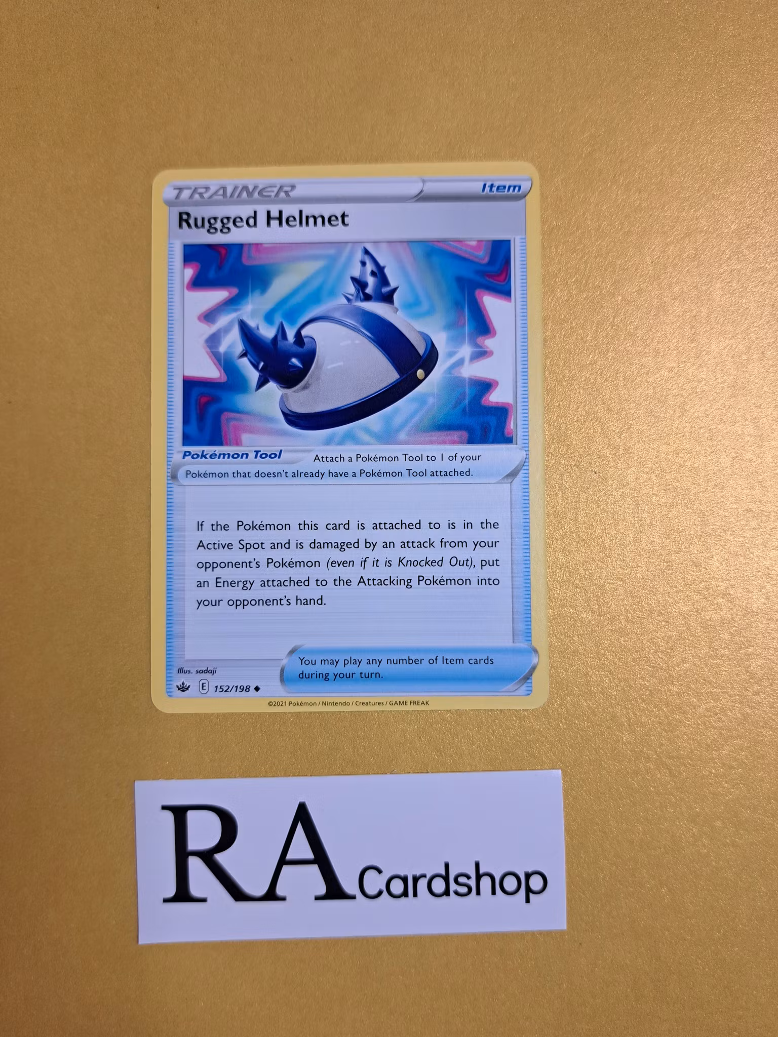 Rugged Helmet Uncommon 152/198 Chilling Reign Pokemon