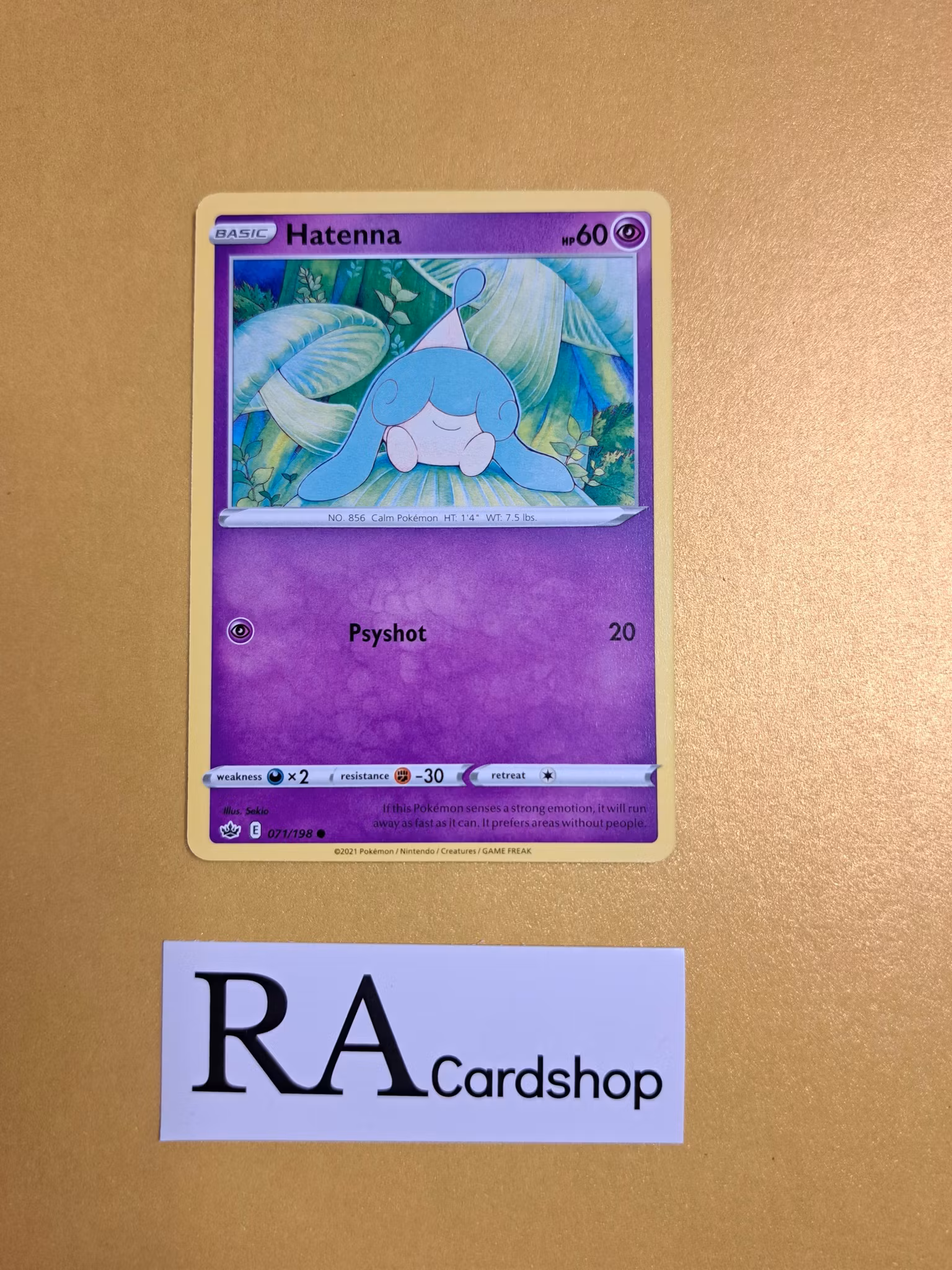 Hatenna Common 071/198 Chilling Reign Pokemon