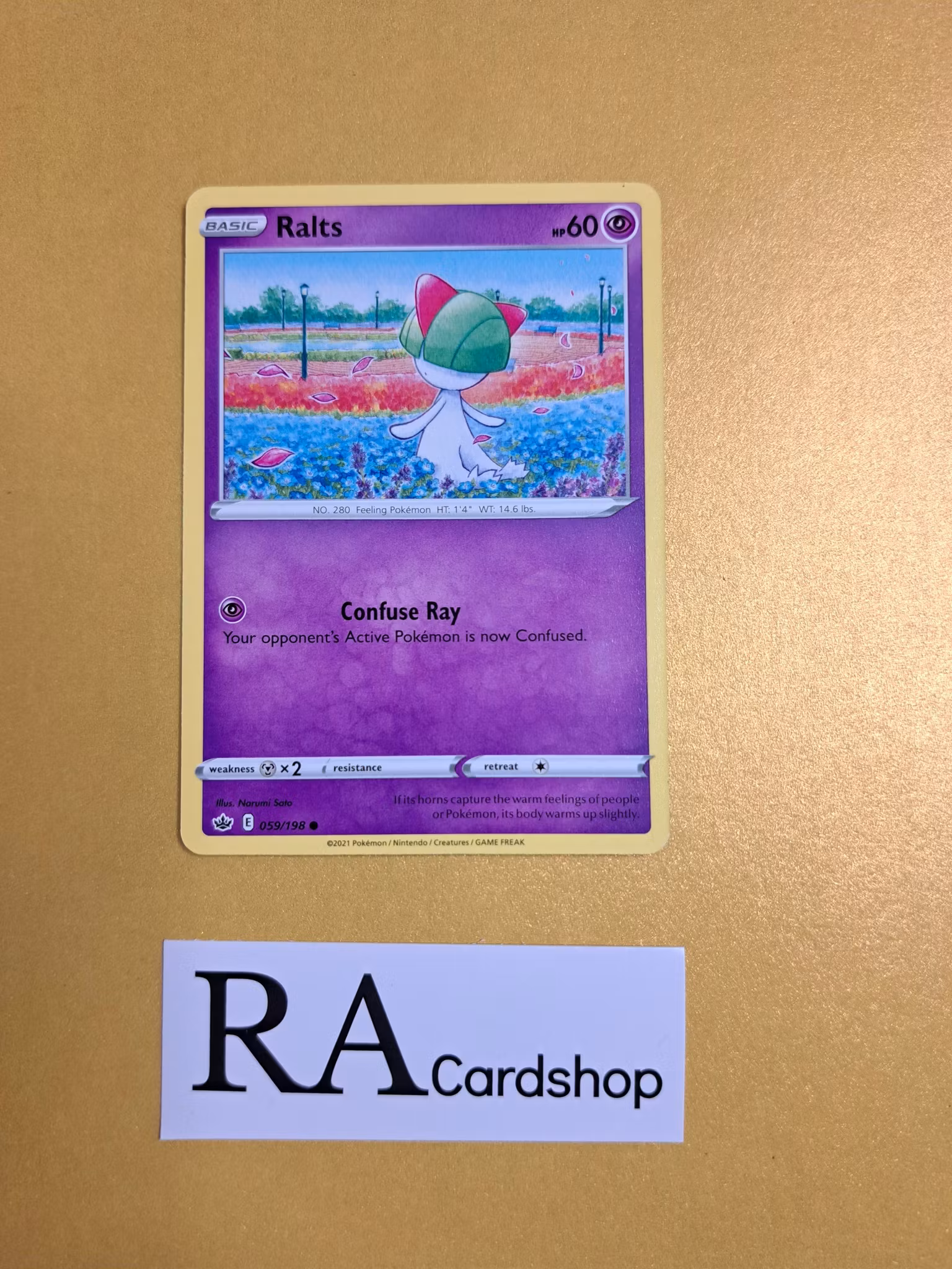 Ralts Common 059/198 Chilling Reign Pokemon