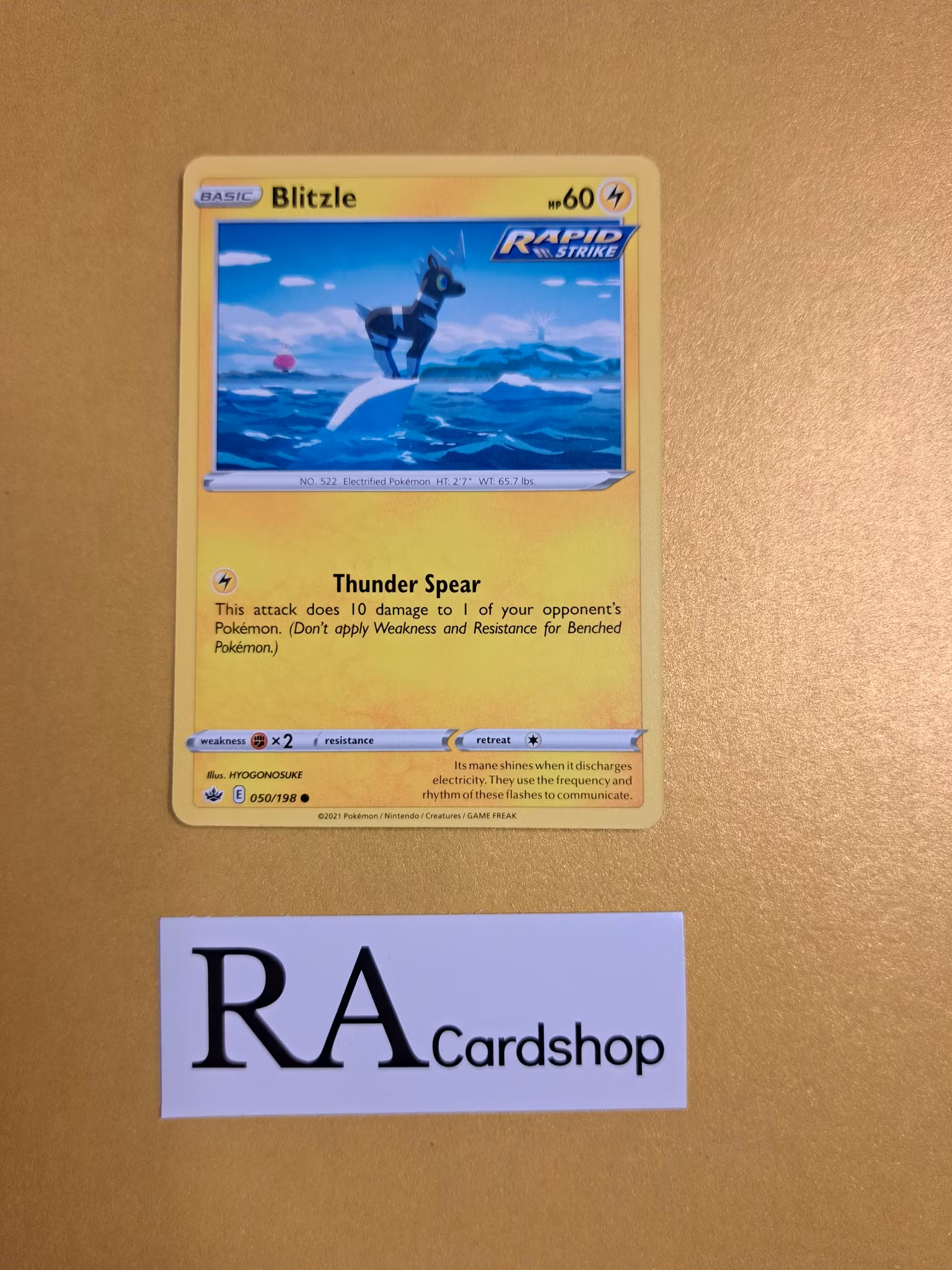 Blitzle Common 050/198 Chilling Reign Pokemon