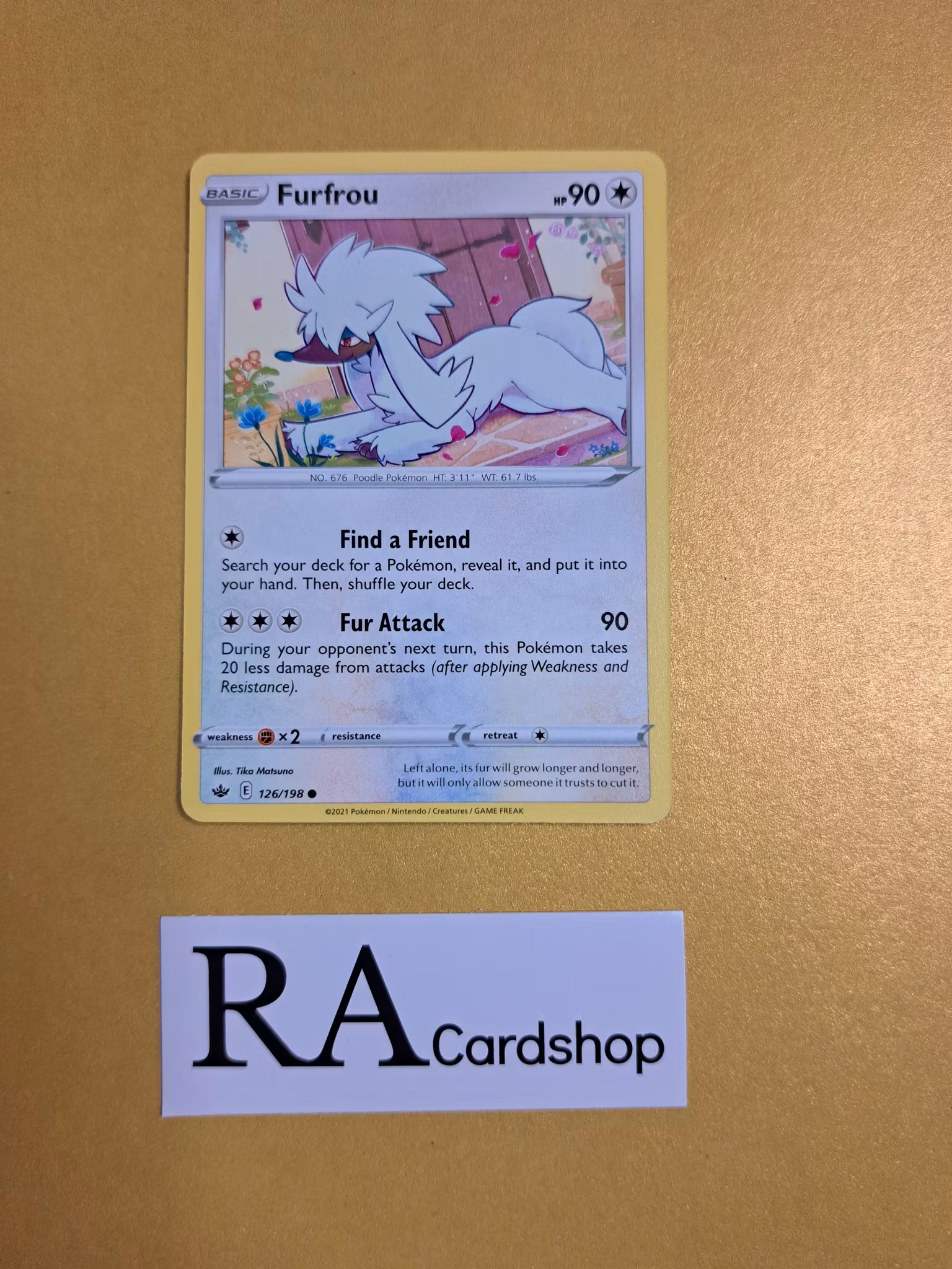 Furfrou Common 126/198 Chilling Reign Pokemon