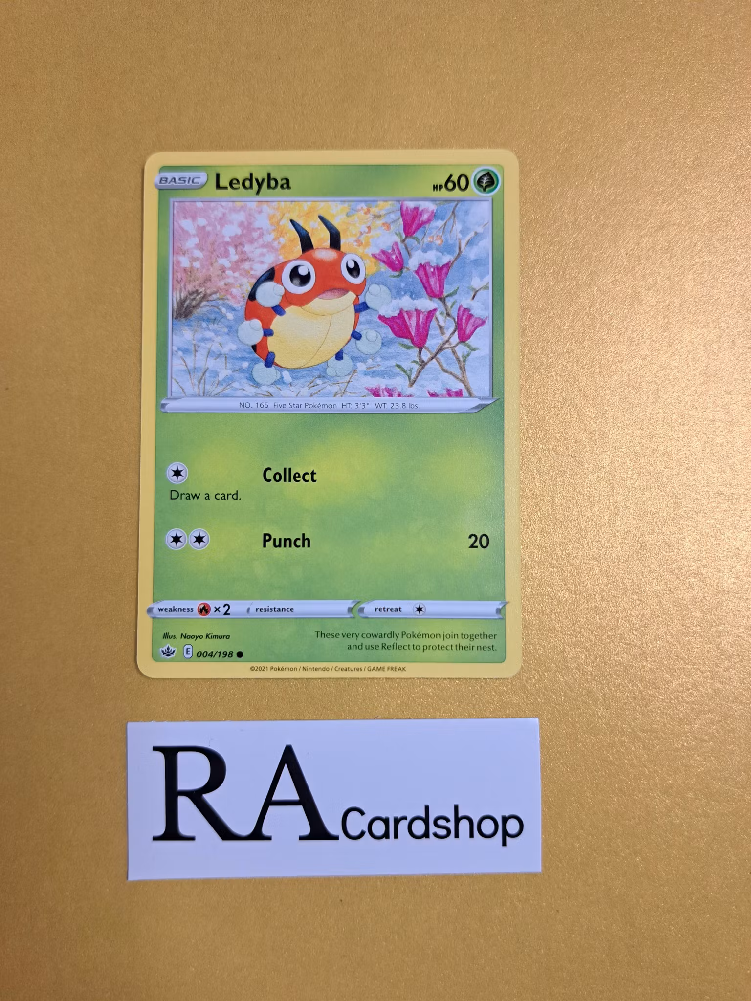 Ledyba Common 004/198 Chilling Reign Pokemon