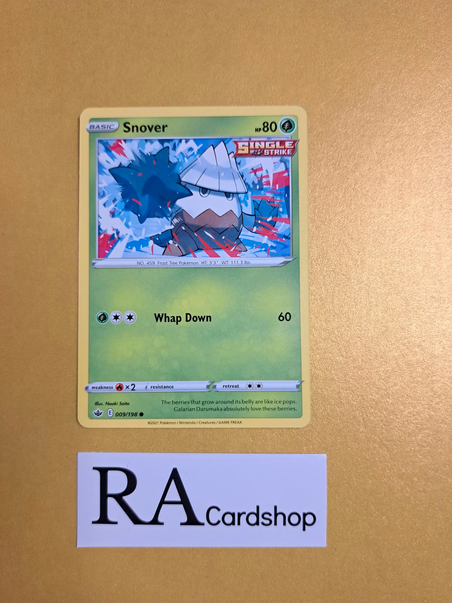 Snover Common 009/198 Chilling Reign Pokemon