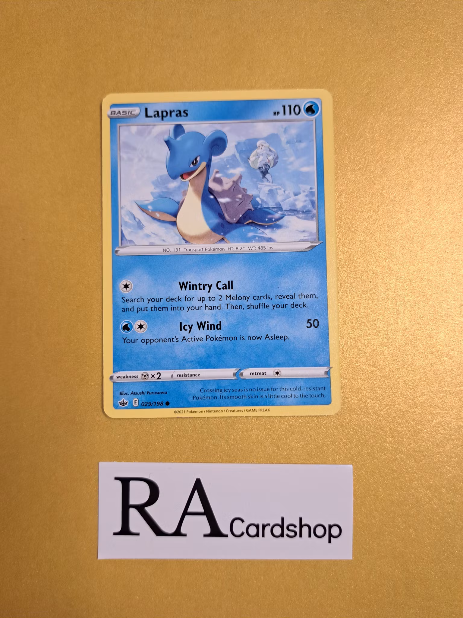 Lapras Common 029/198 Chilling Reign Pokemon