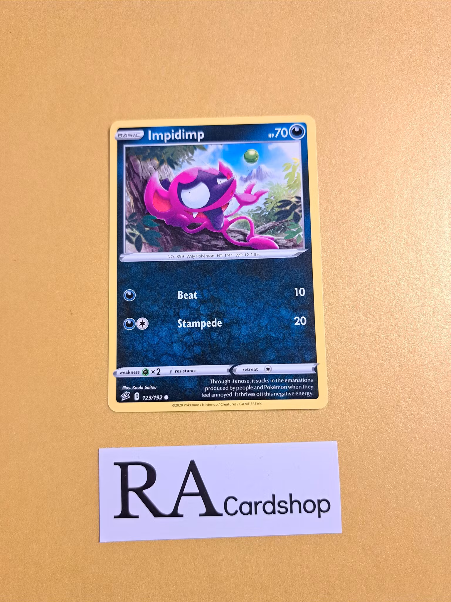 Impidimp Common 123/192 Rebel Clash Pokemon