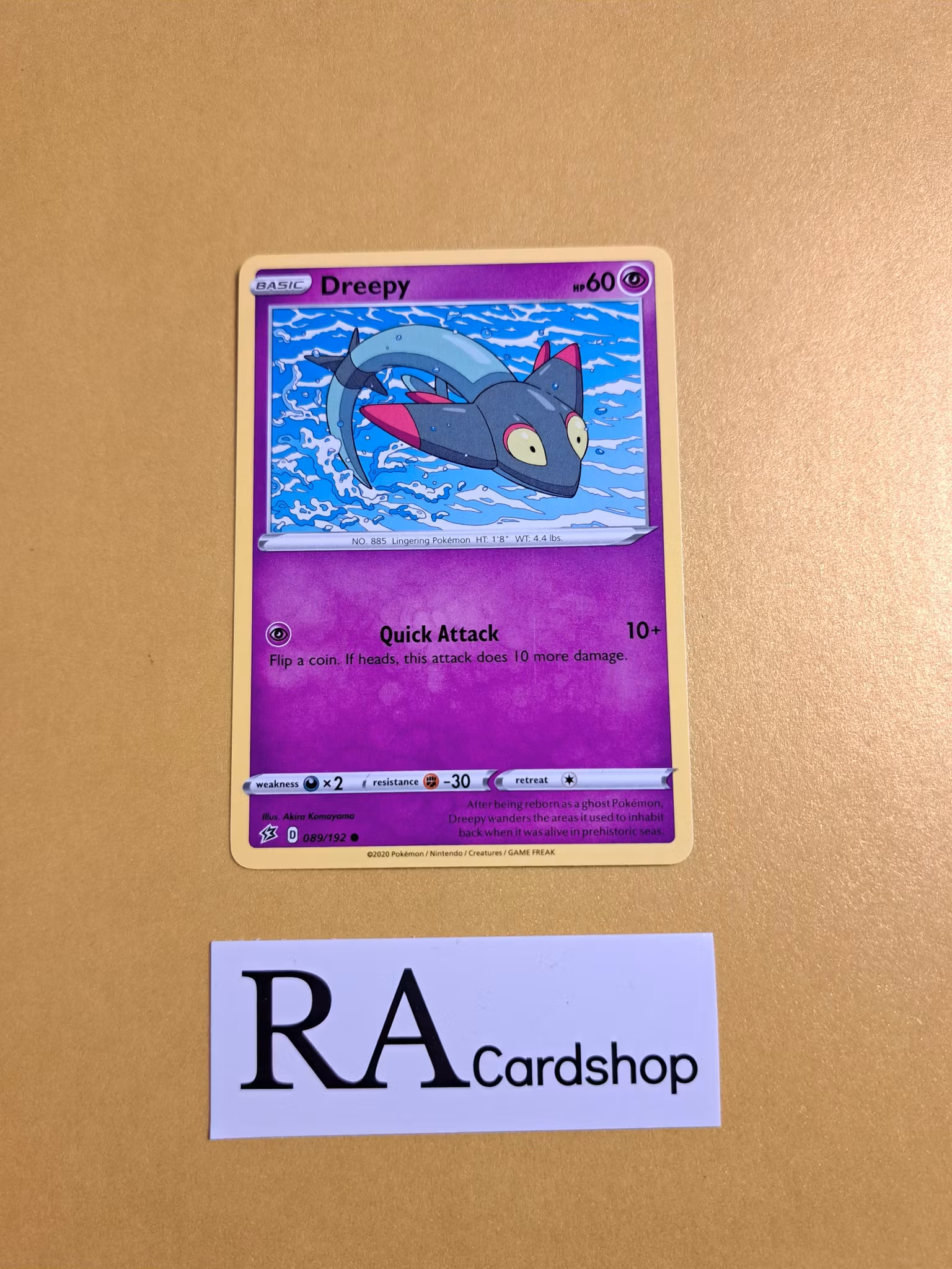 Dreepy Common 089/192 Rebel Clash Pokemon