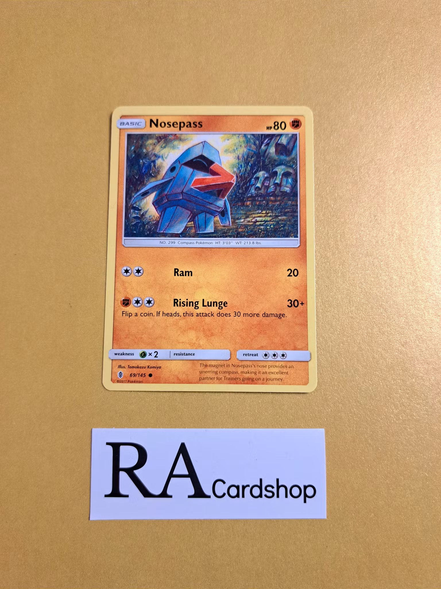 Nosepass Common 69/145 Guardians Rising Pokemon