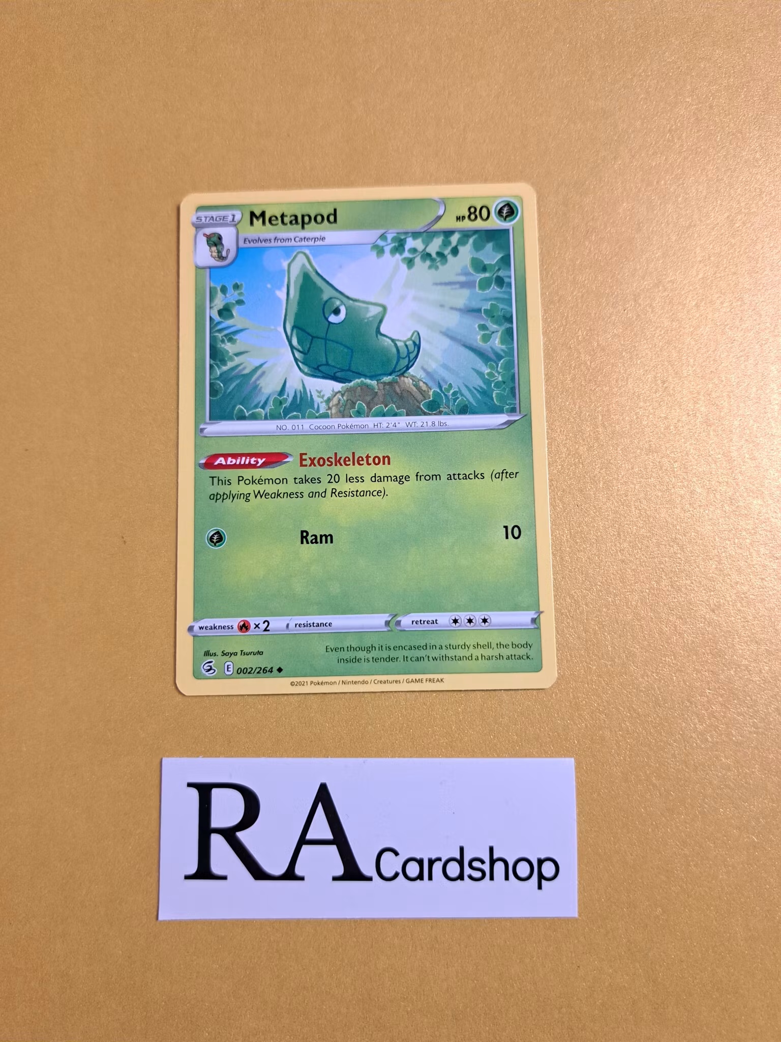 Metapod Common 002/264 Fusion Strike Pokemon